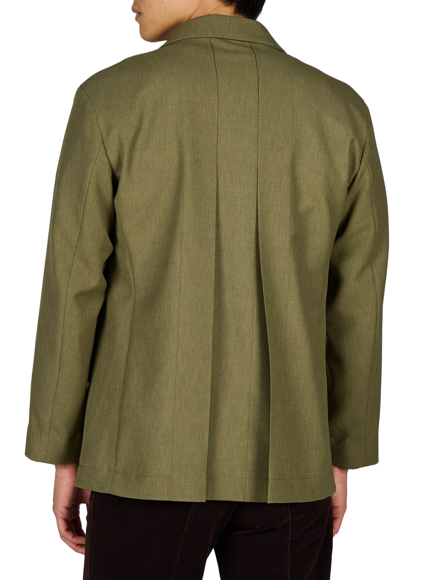 Plissier Blazer mit geradem Schnitt ISSEY MIYAKE Khaki