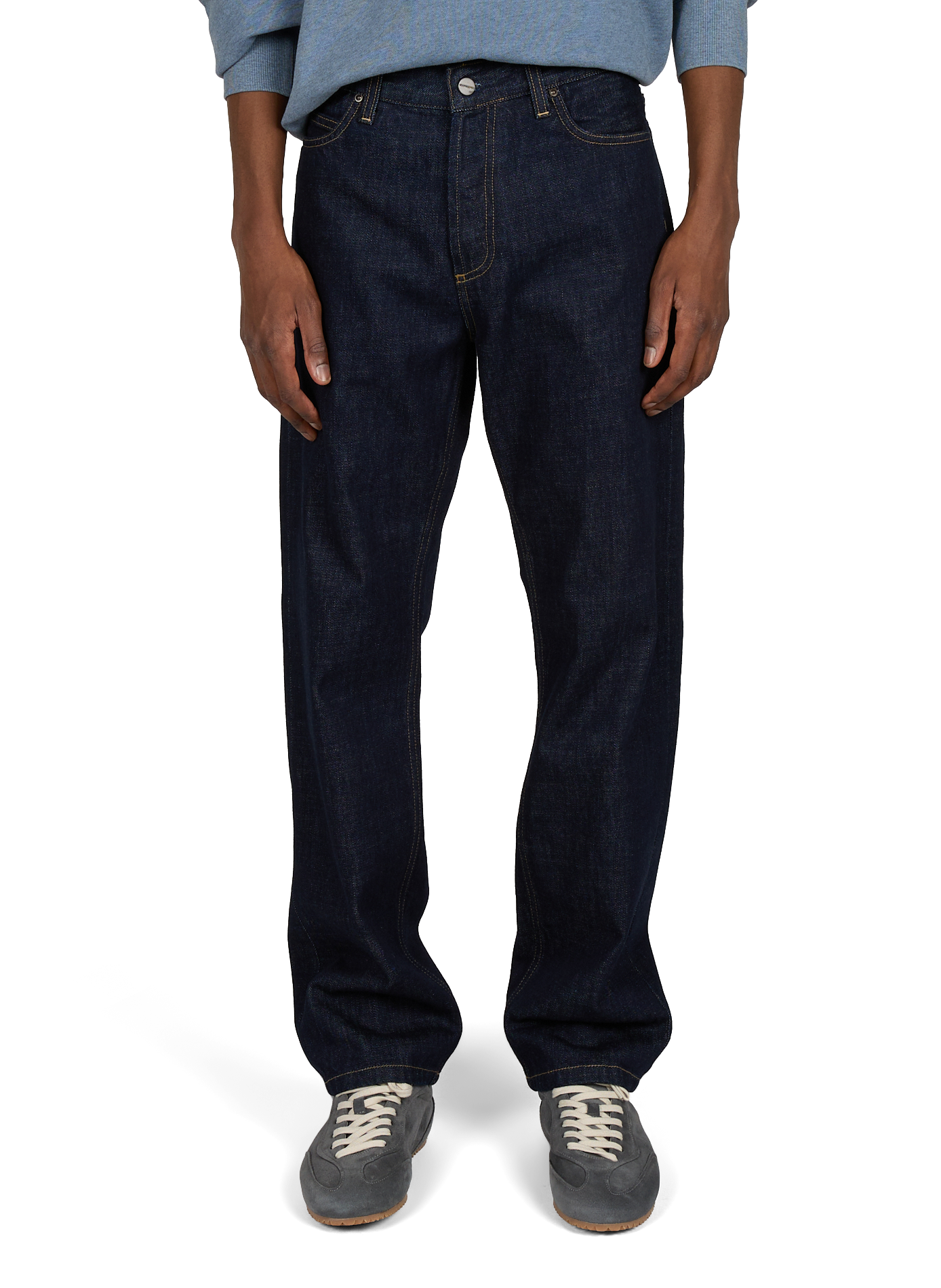 Marlow straight leg jeans in cotton CARHARTT WIP Blue