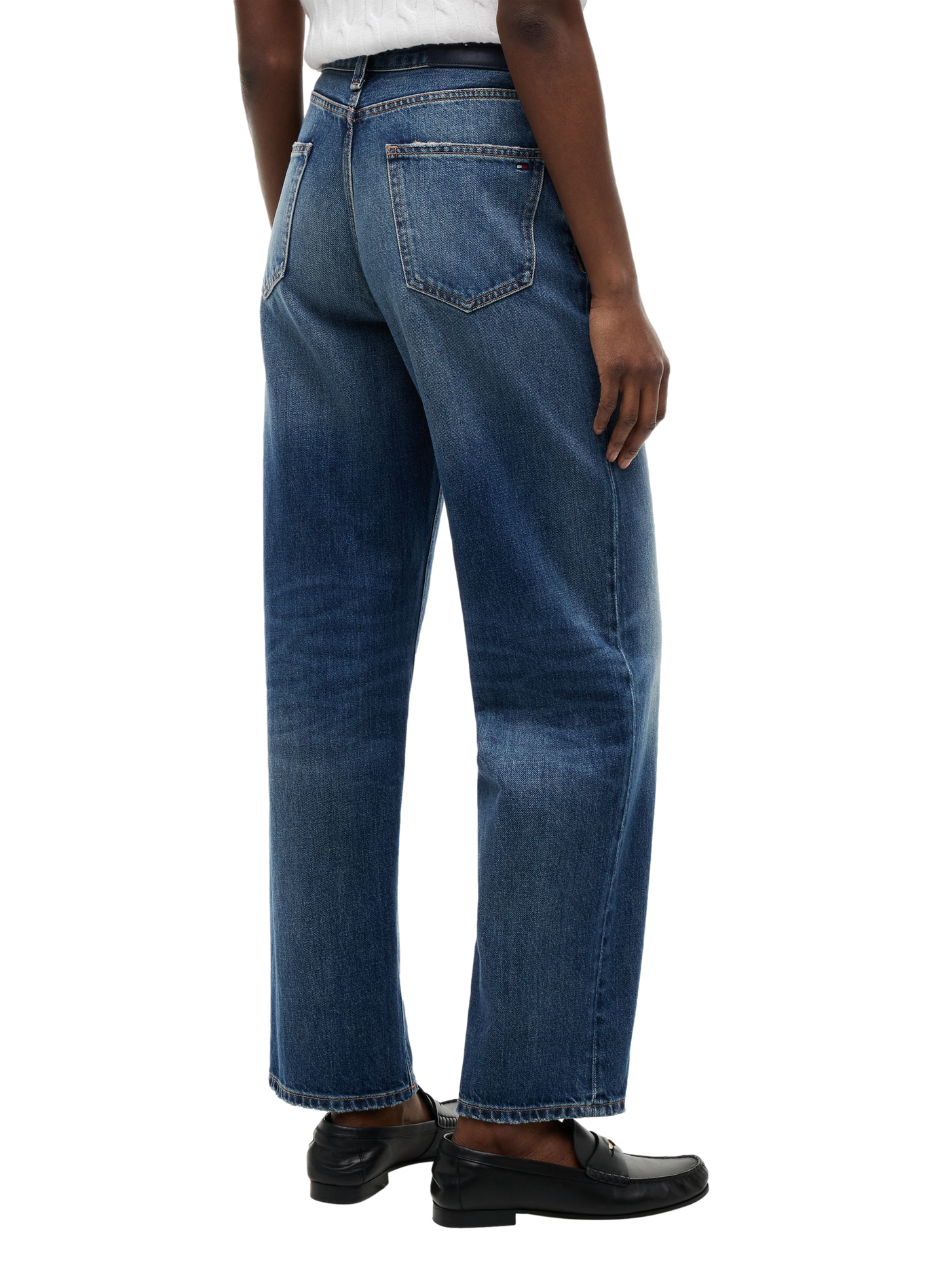 Straight-cut cotton jeans TOMMY HILFIGER Blue
