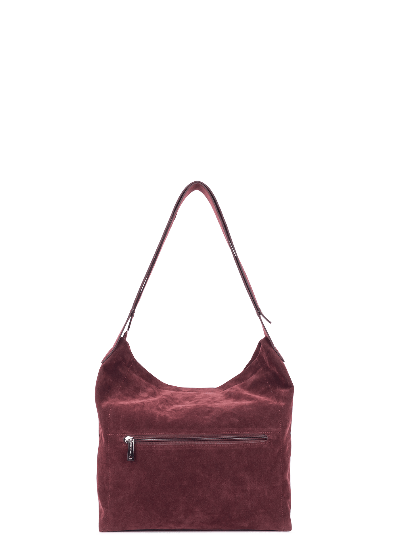 Sac seau - suédine kba LANCASTER Rouge