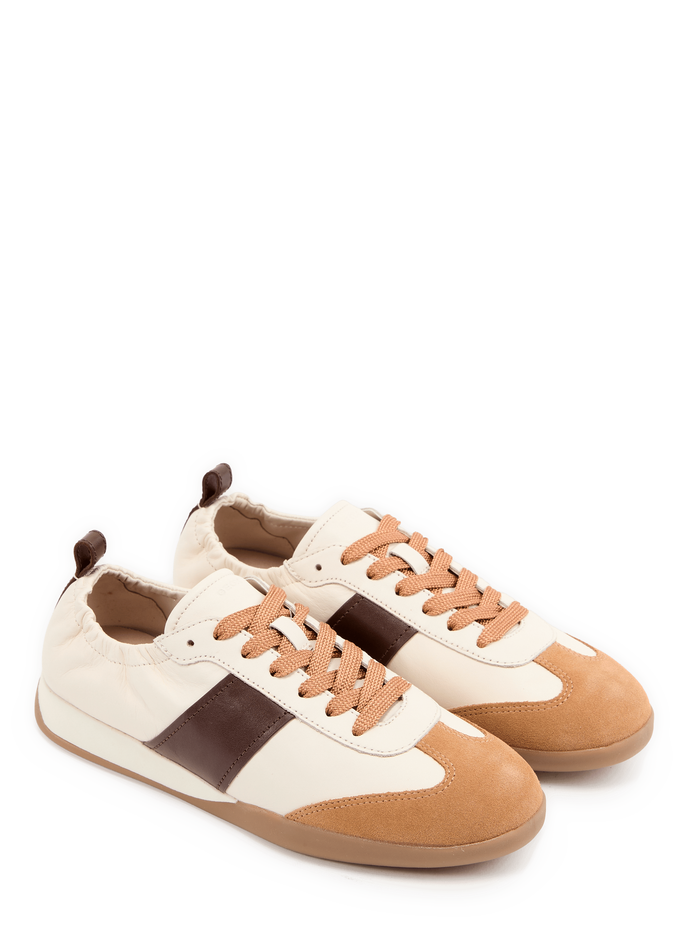 Flache Sneaker MARYEMY WOMAN aus Kalbsleder GEOX Mehrfarbig