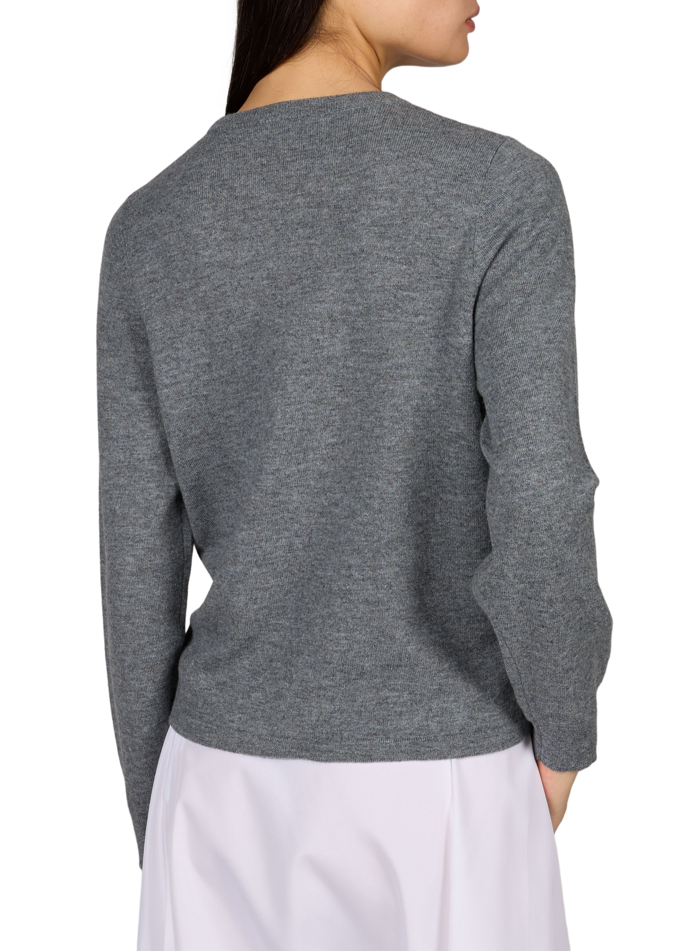 Straight wool jumper TELA Grey