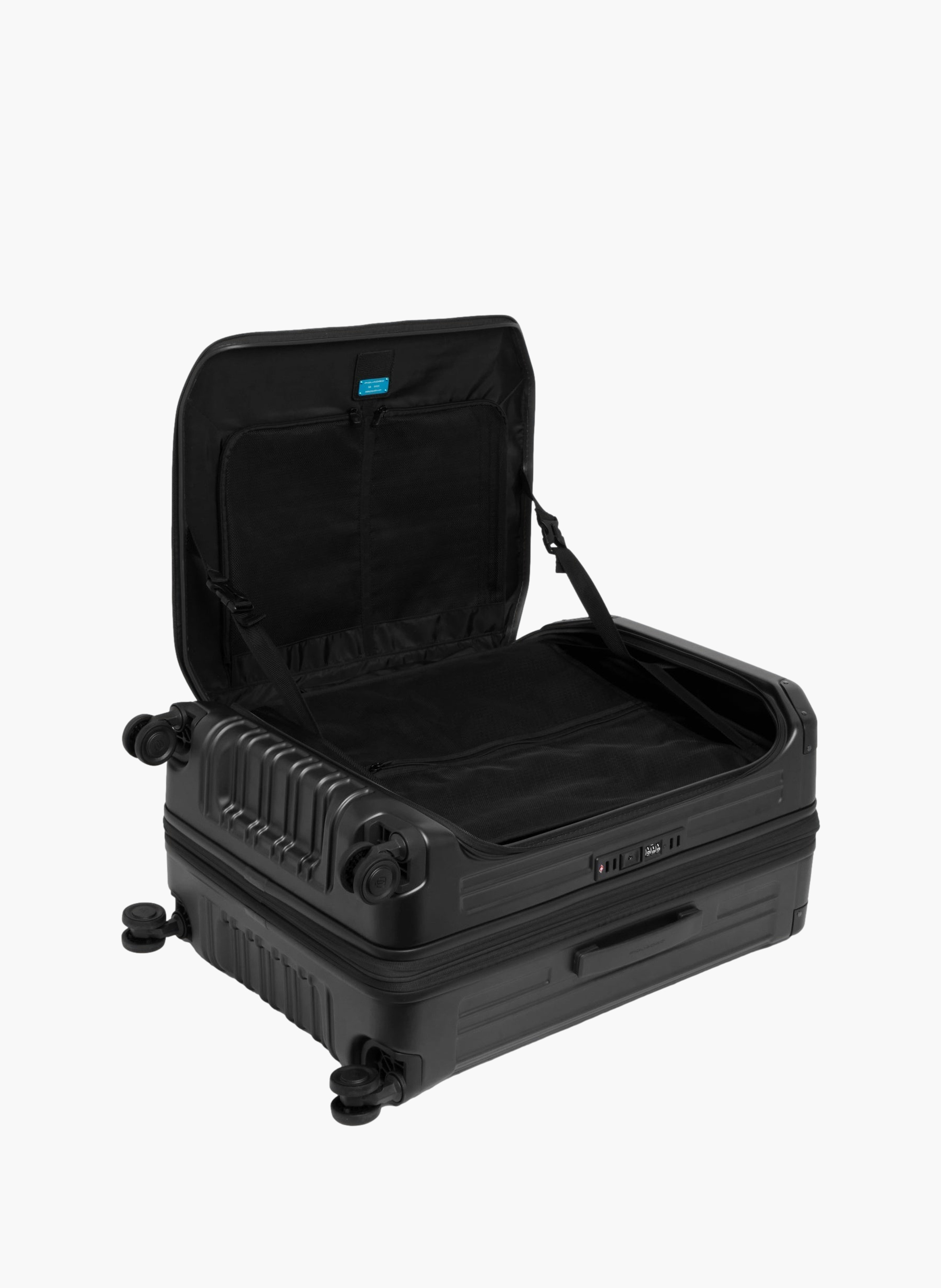 Valise taille moyenne à 4 roues expansible PIQUADRO Noir