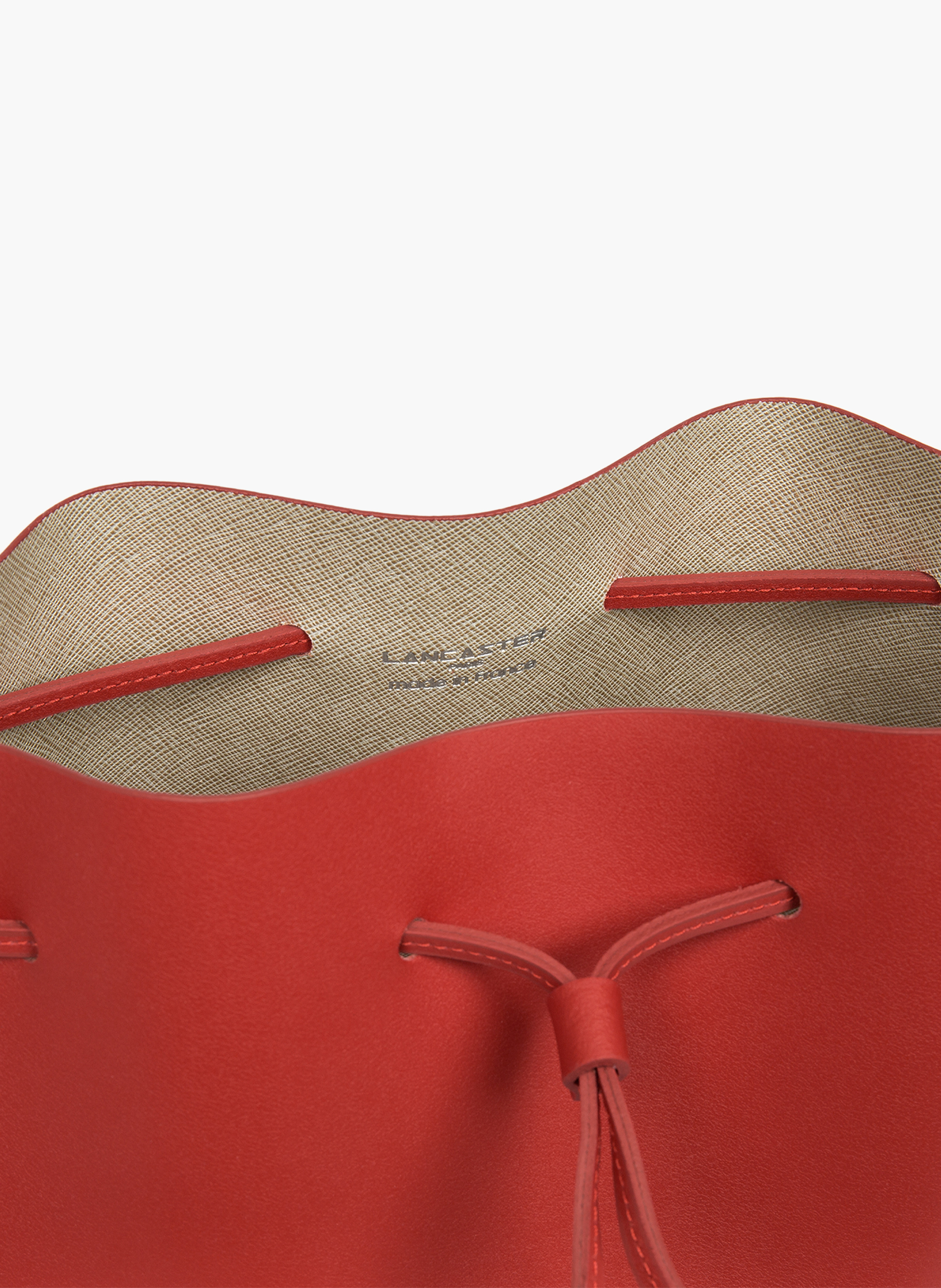 Grand sac bourse - pur & element city LANCASTER Rouge