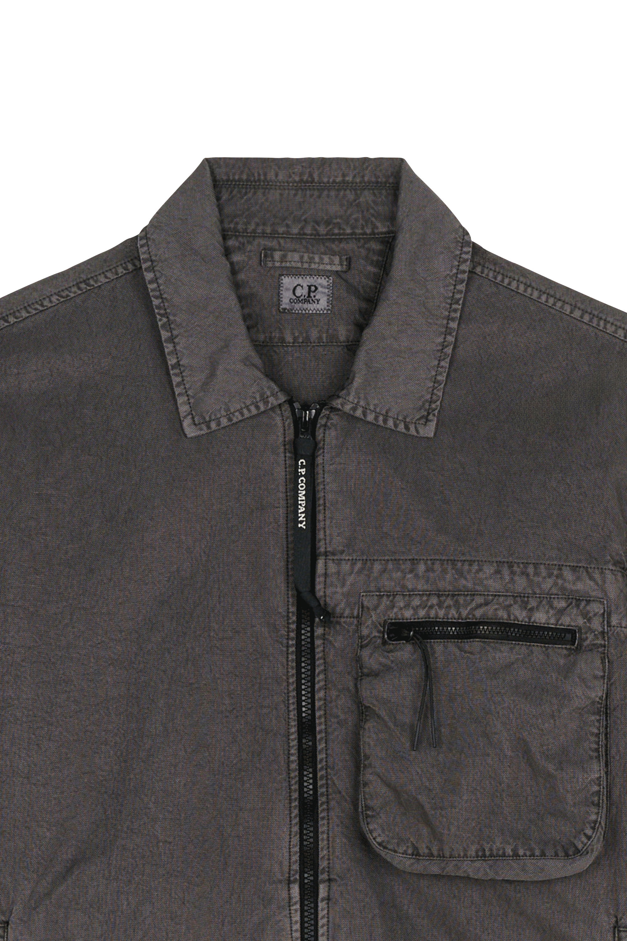 Surchemise panama-r zipped lens overshirt CP COMPANY Kaki