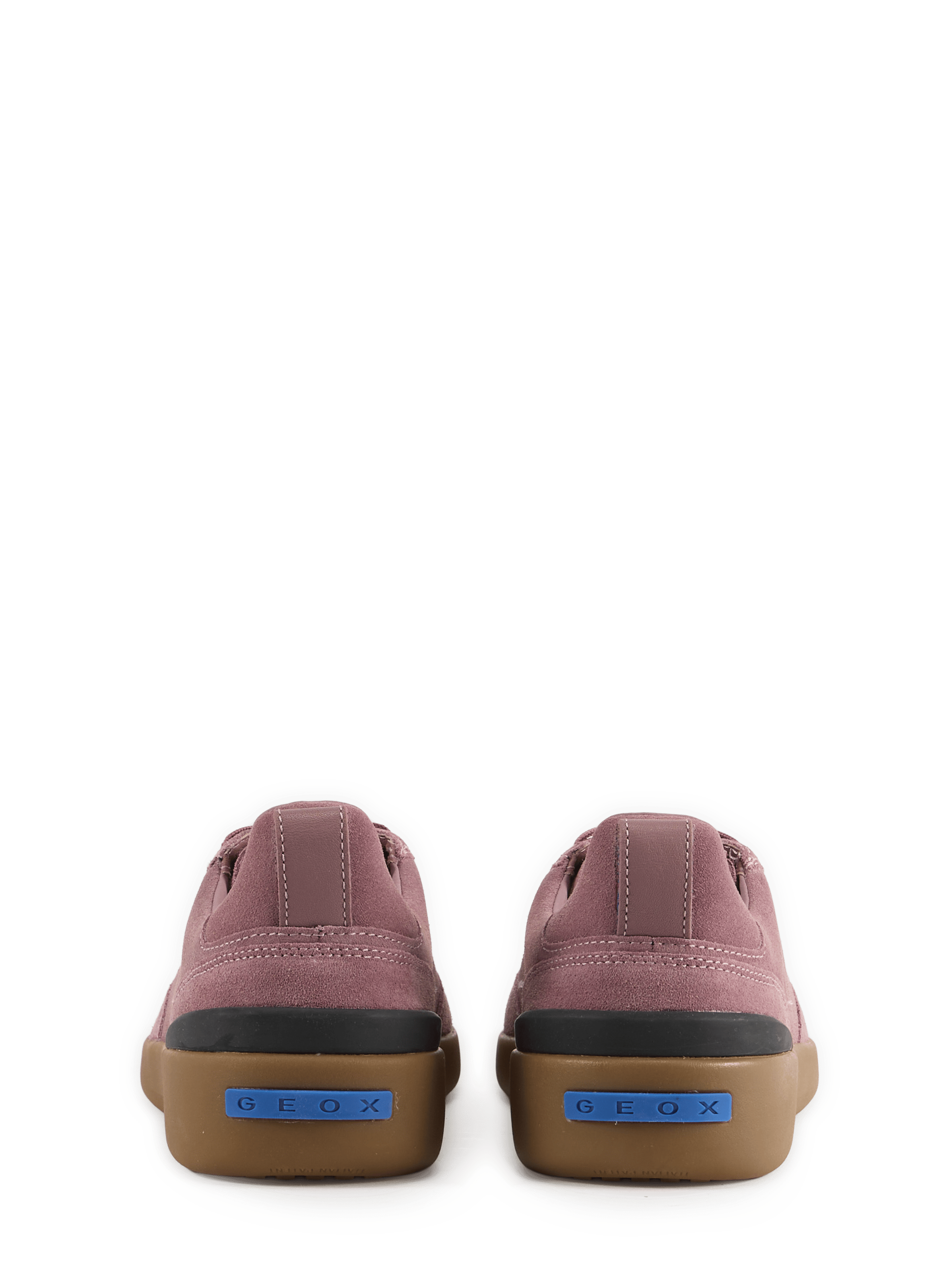 GXRB-02 lace-up sneakers in suede leather | Pink GEOX Women