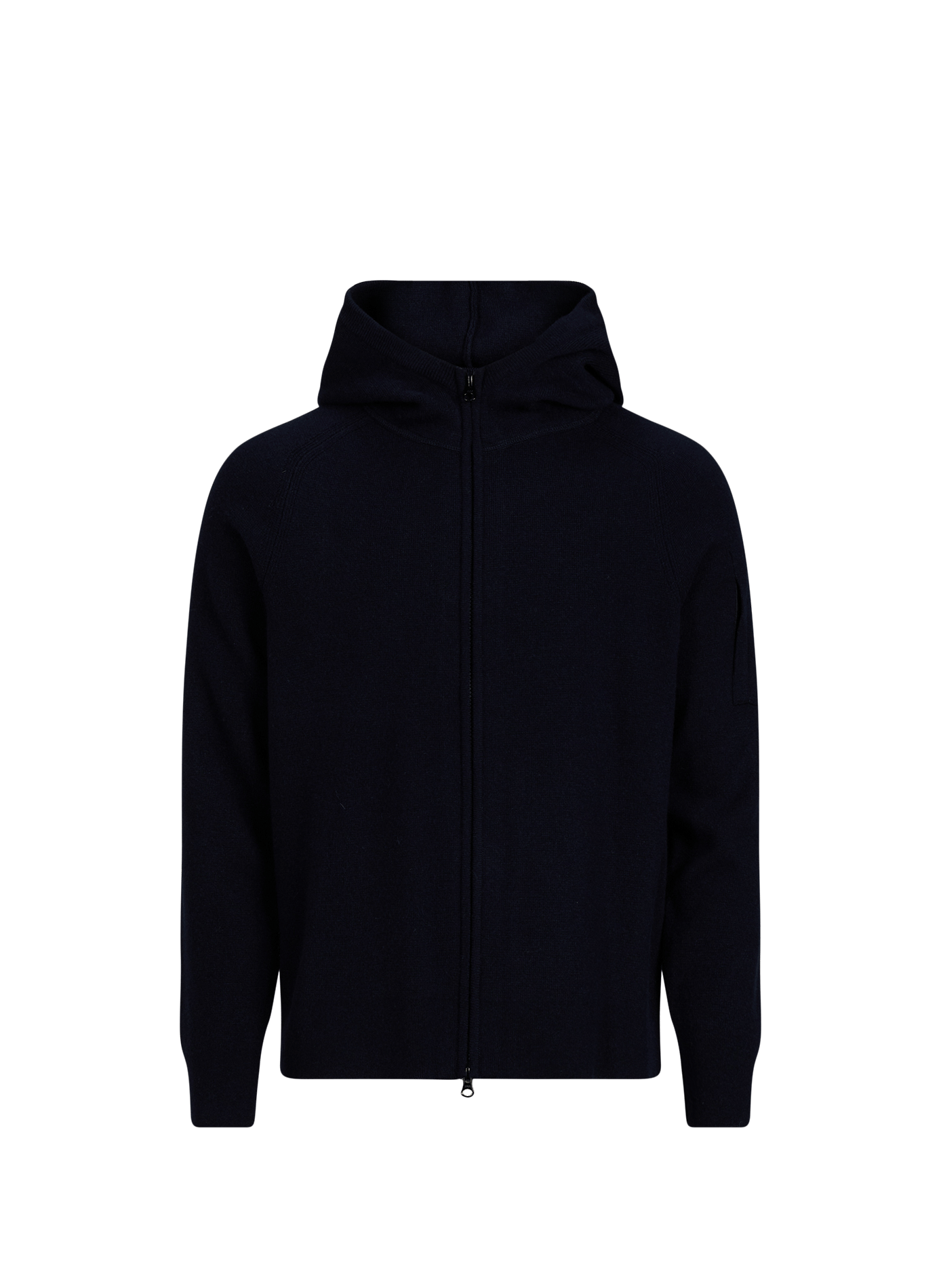 Wool blend hoodie sweatshirt CP COMPANY Blue