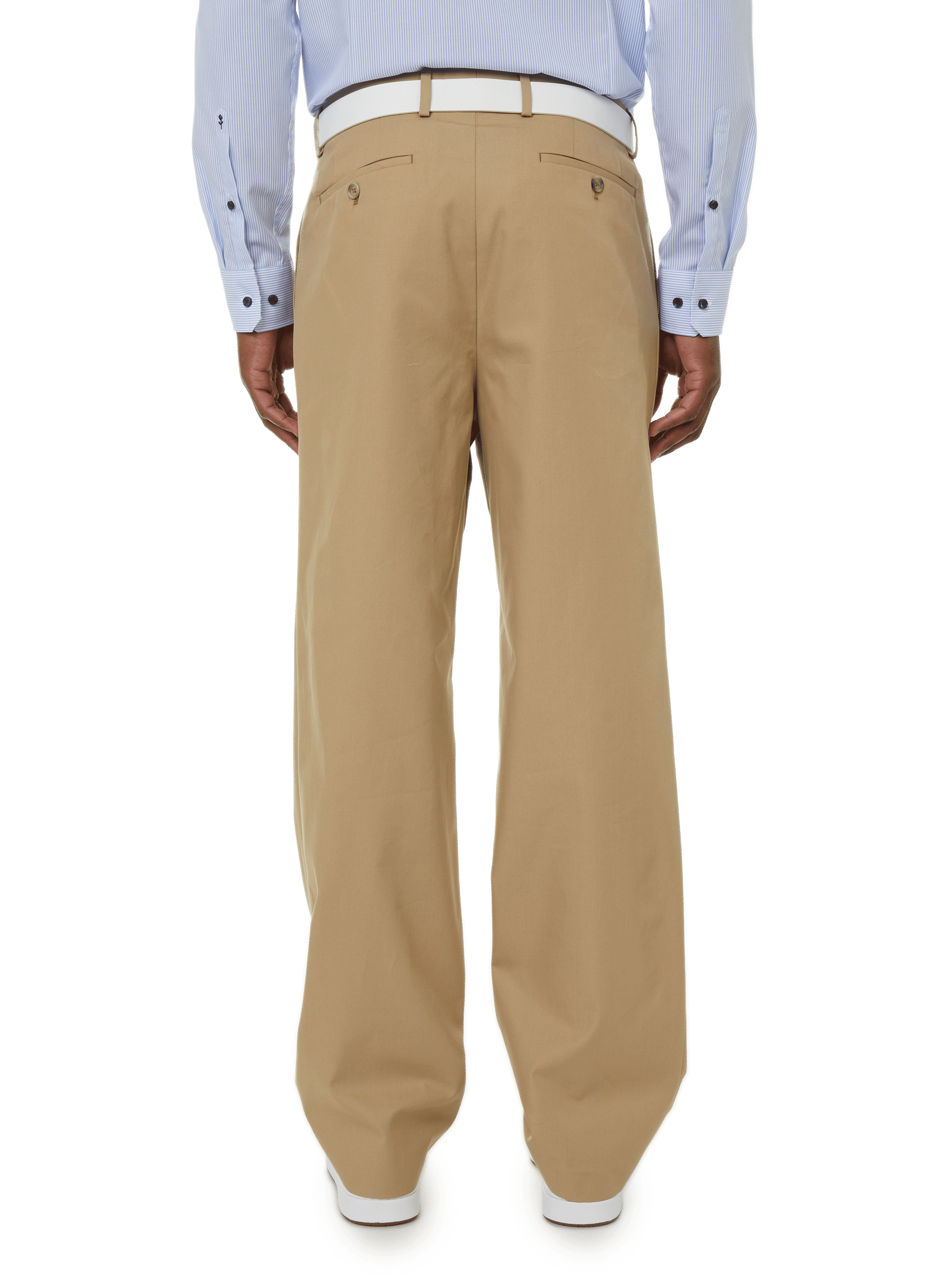 Straight cotton trousers SAISON 1865 Beige