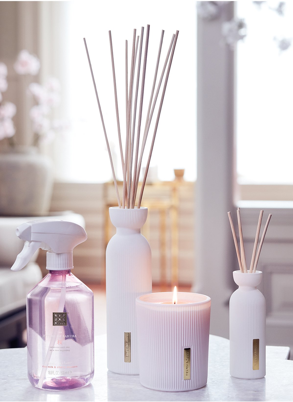 Bâtonnets Parfumés The Ritual Of Sakura – Mini Diffuseur 70 Ml – Parfum Frais & Floral Sakura