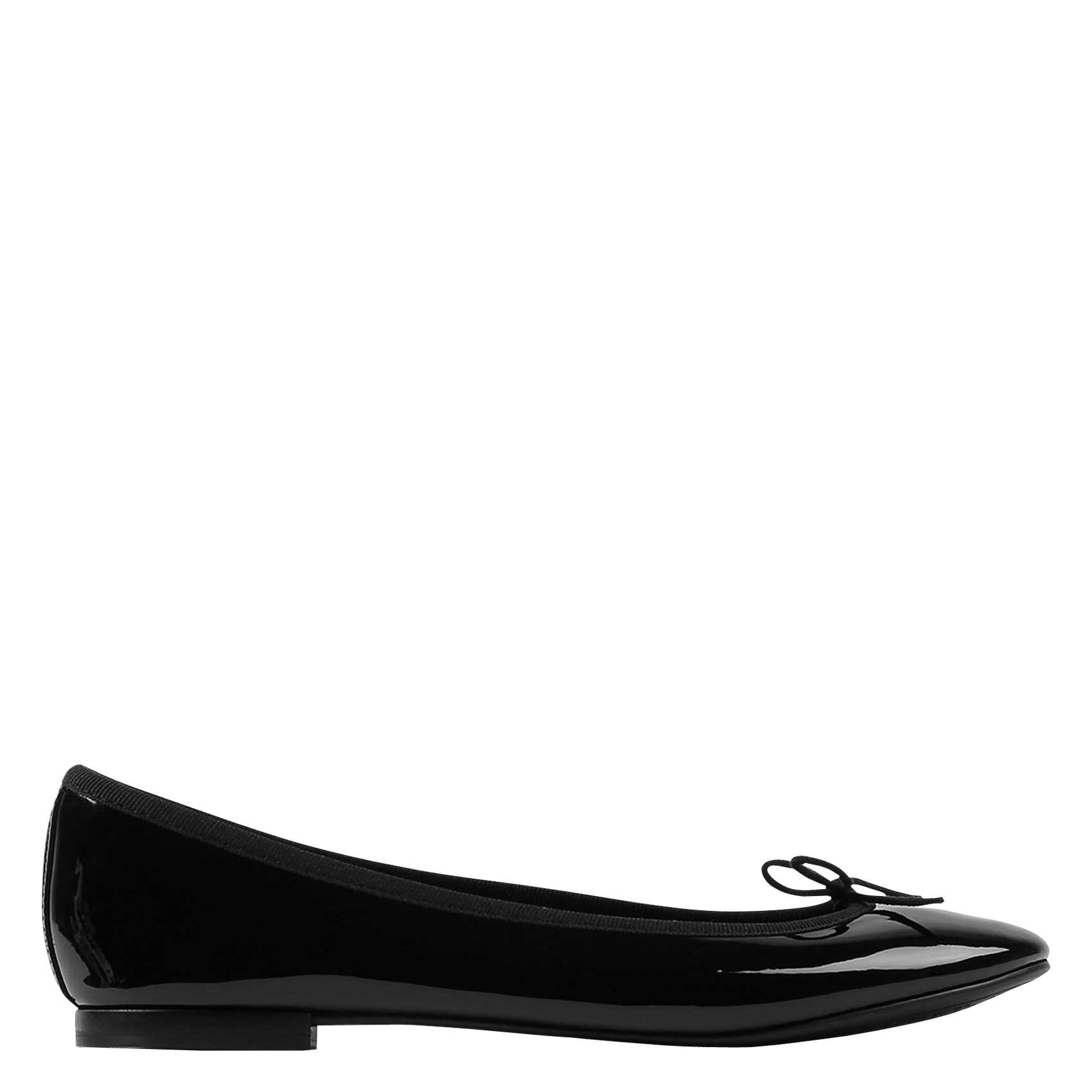 Ballerines en cuir vernis cendrillon REPETTO Noir