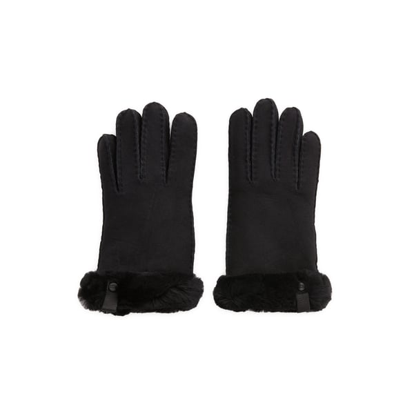 Gants brodé en cuir