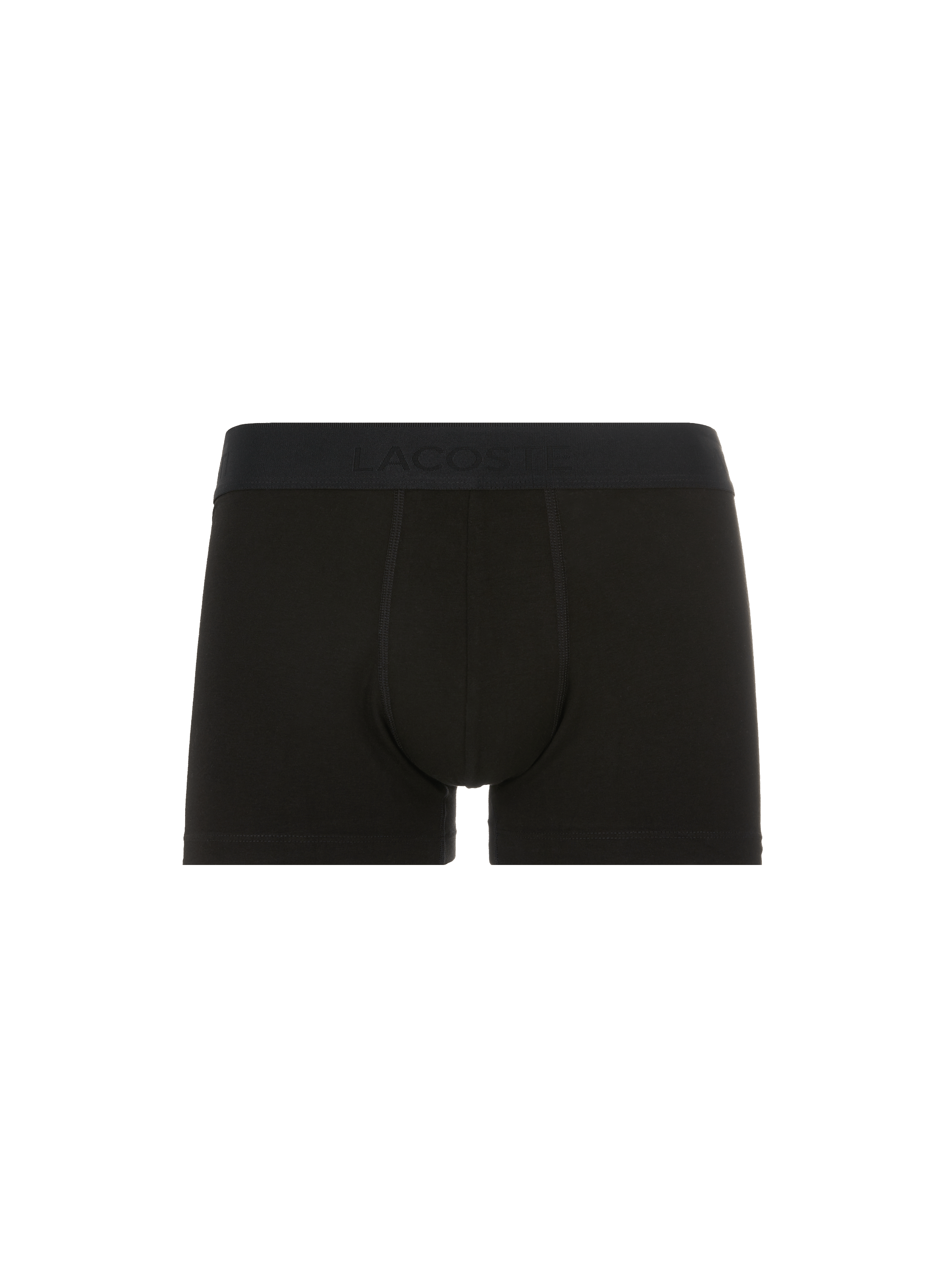 Lot de 3 boxers en coton LACOSTE Noir