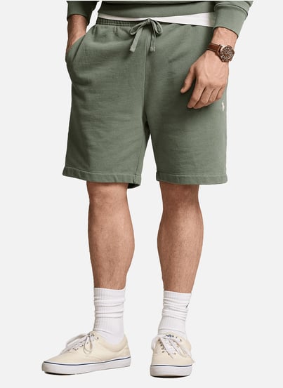 Men S Green Shorts Printemps