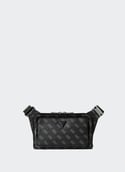 Sac banane imprimé monogramme MILANO Dark black