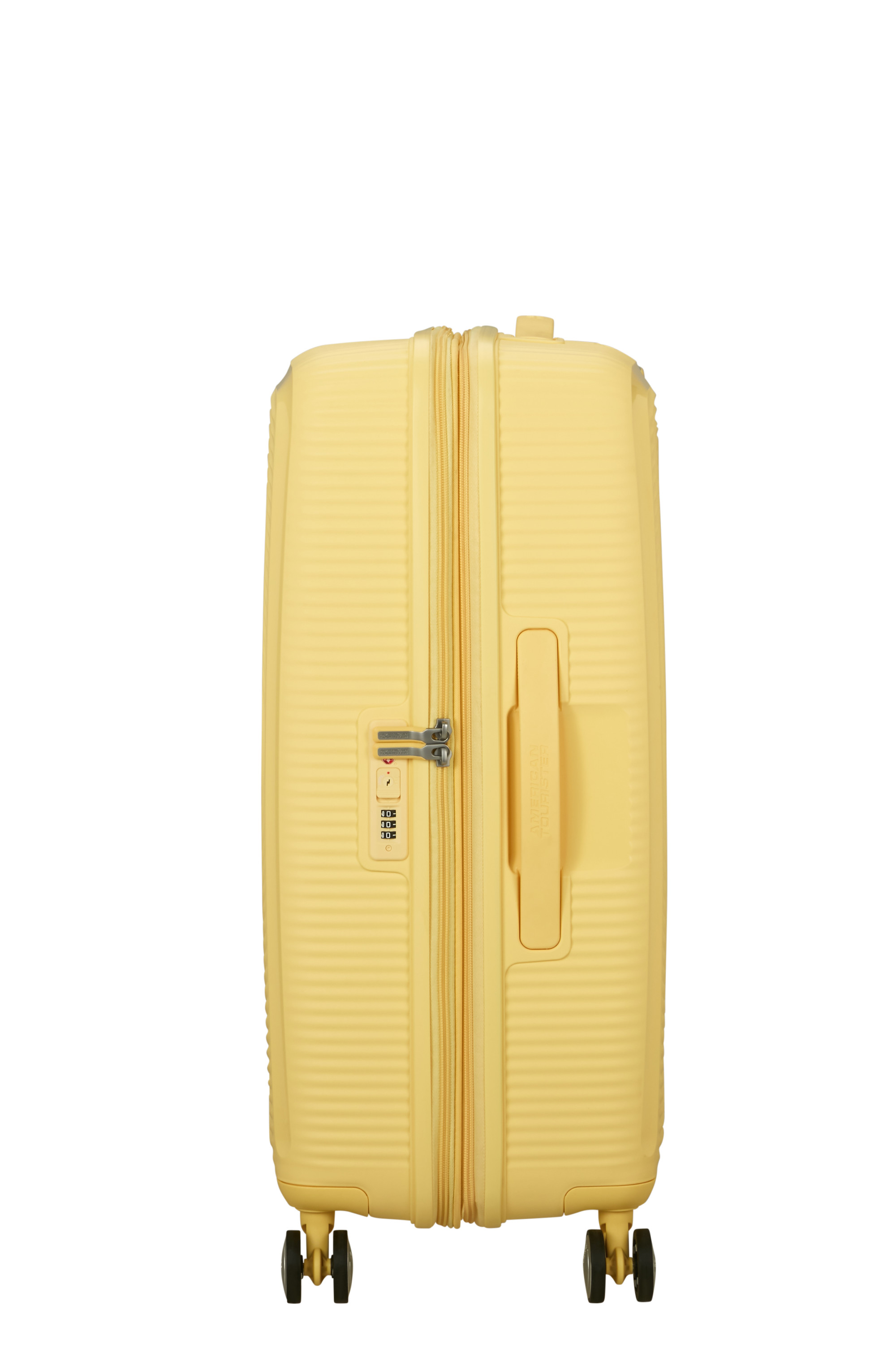 Soundbox valise 4 roues taille m Jaune