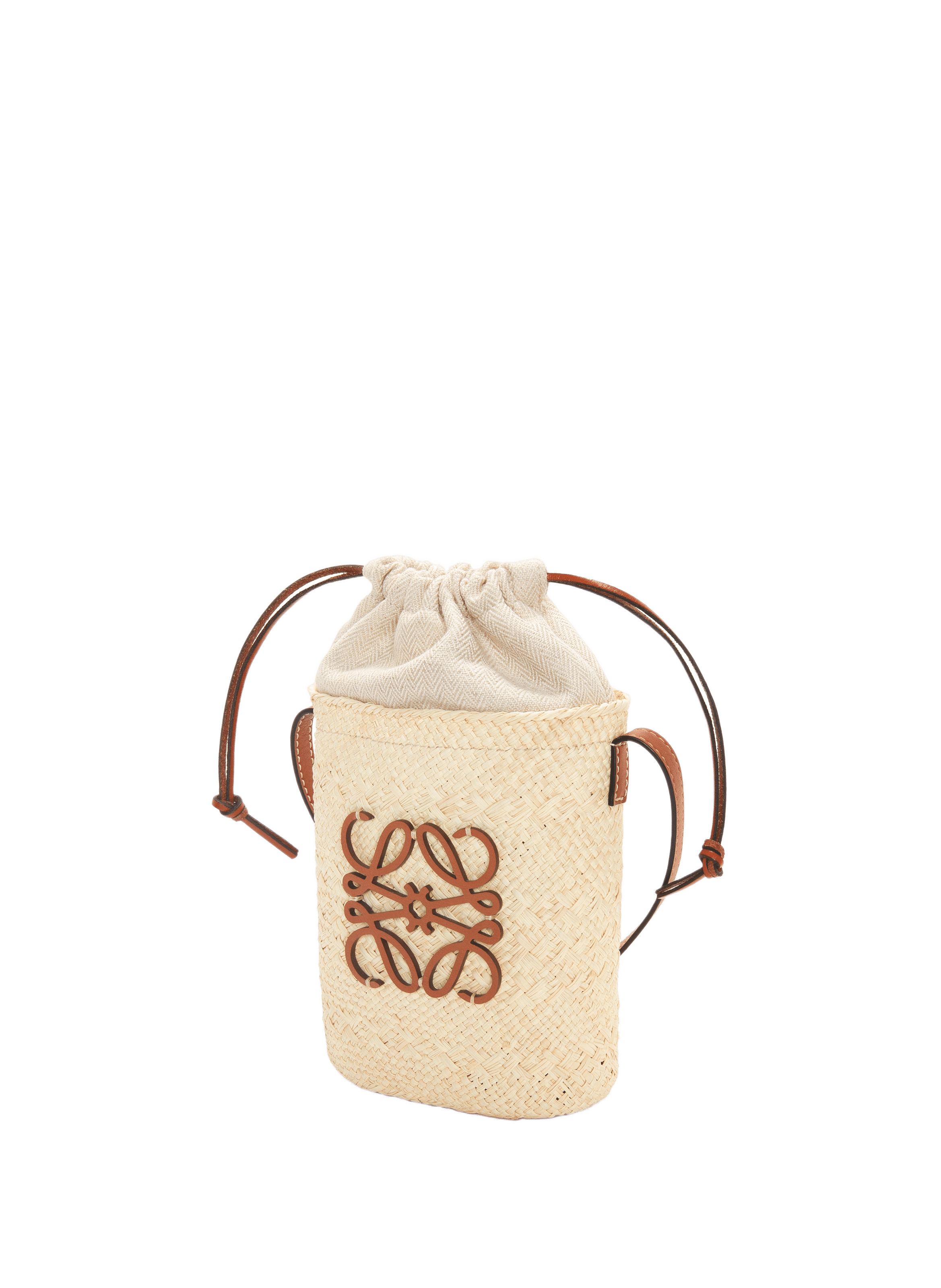 Pochette Square en cuir et palmier LOEWE Multicolore