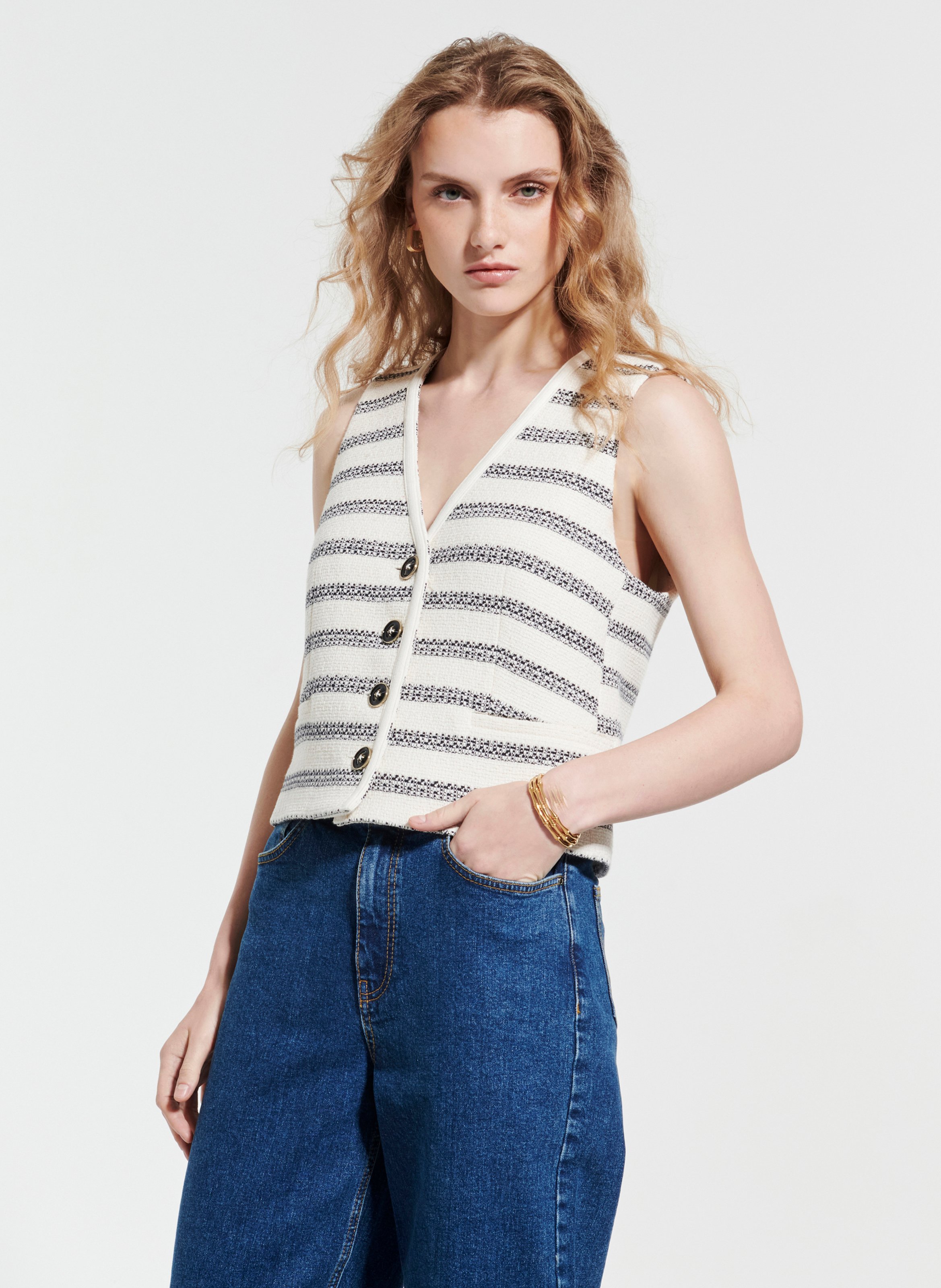 Gilet  georges ZAPA Multicolore