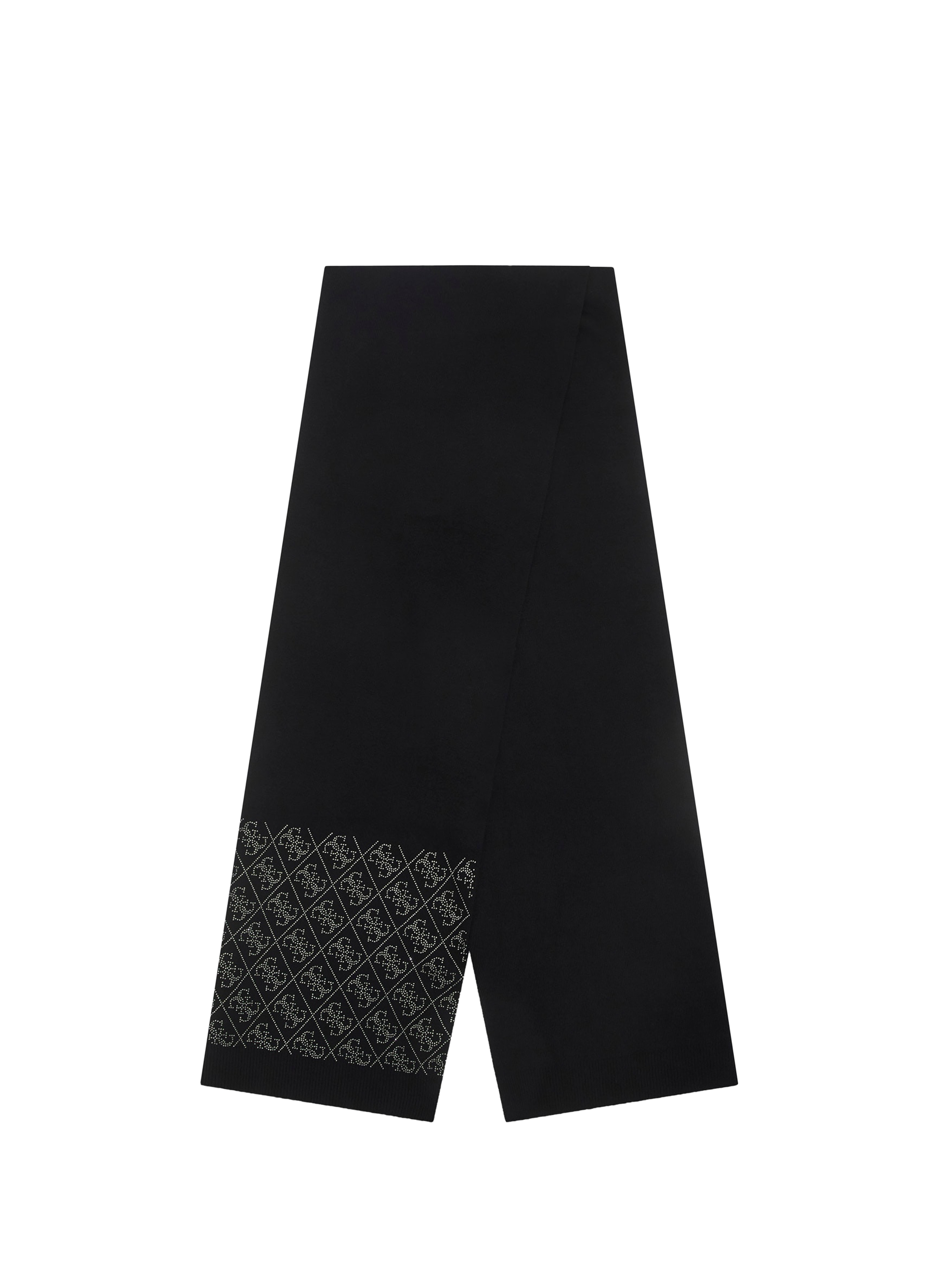 Echarpe logo à strass  GUESS Noir
