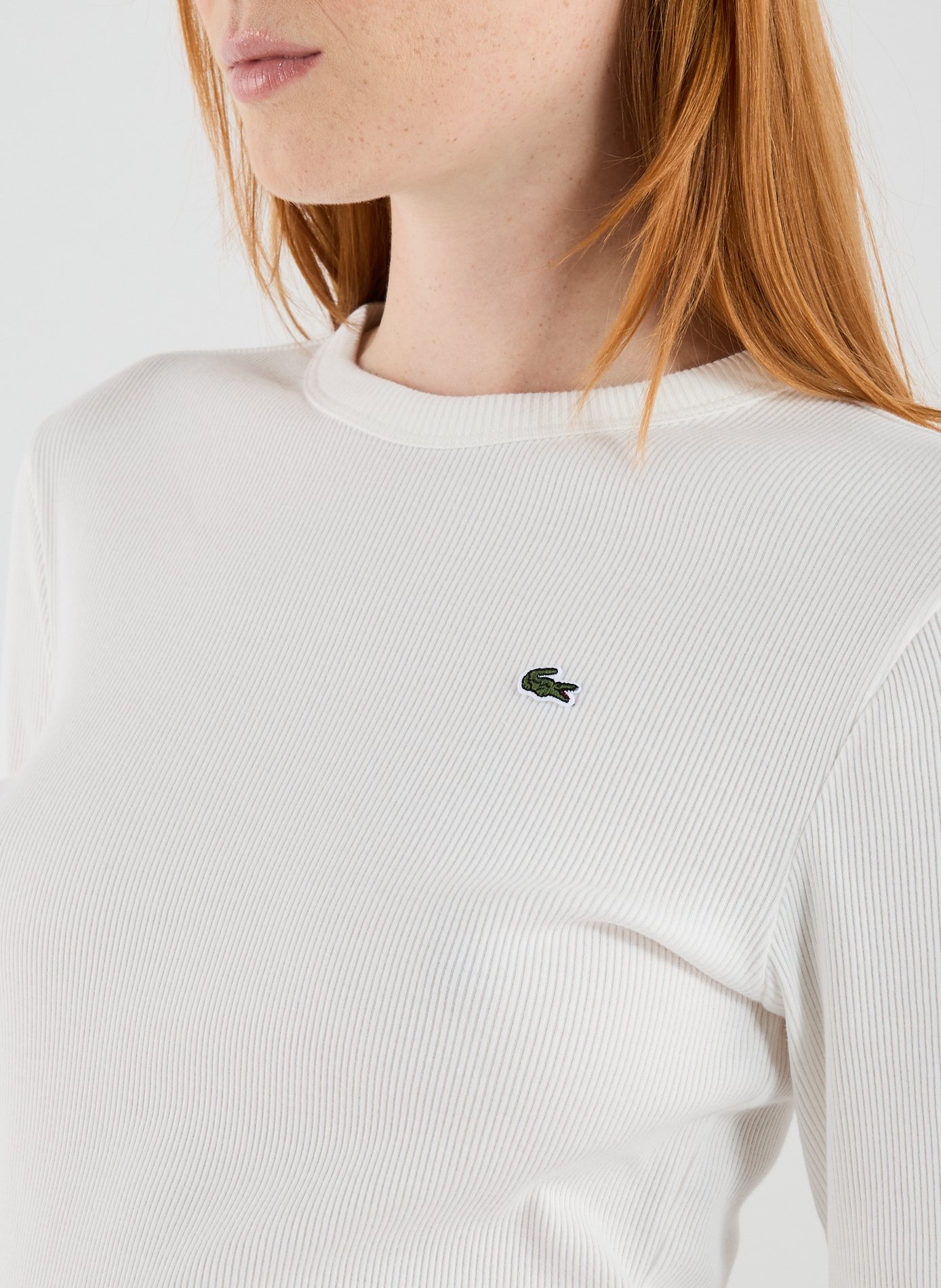 T-shirt manches longues  LACOSTE Blanc