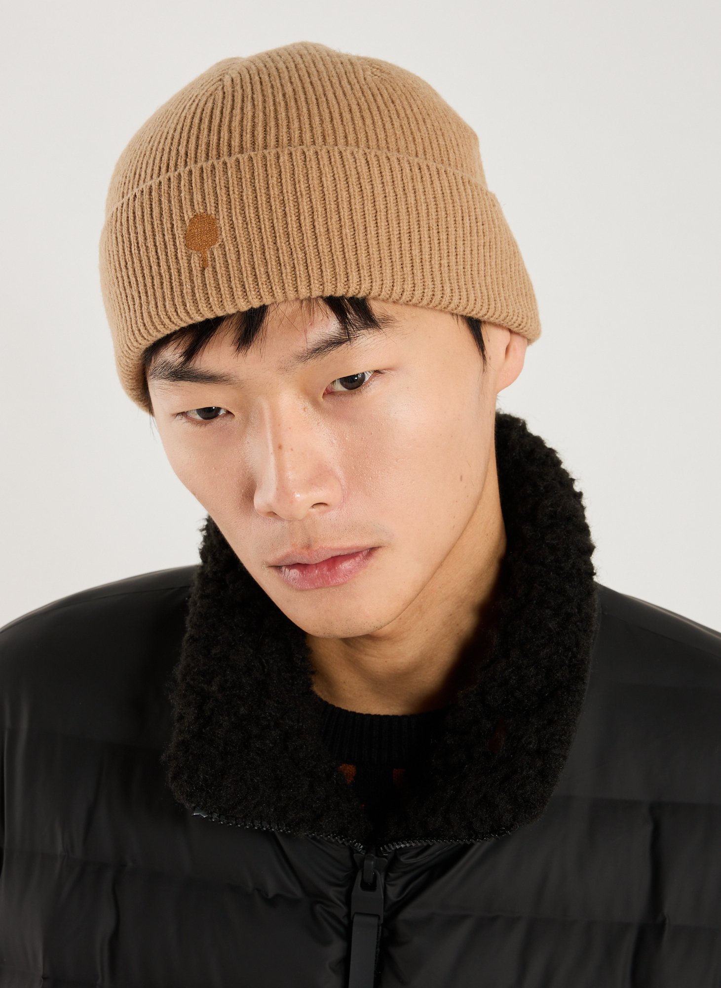 Logo beanie FAGUO Brown