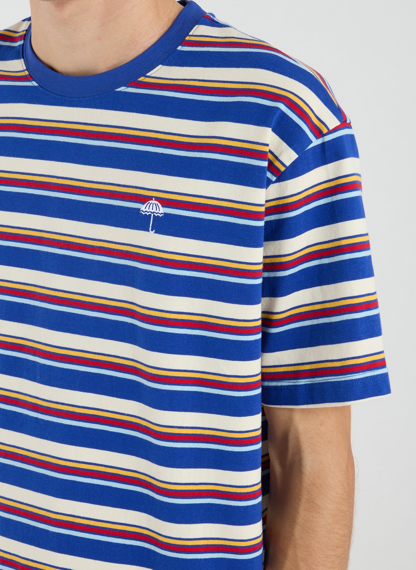 Classic Cotton T-Shirt HELAS CAPS Blue