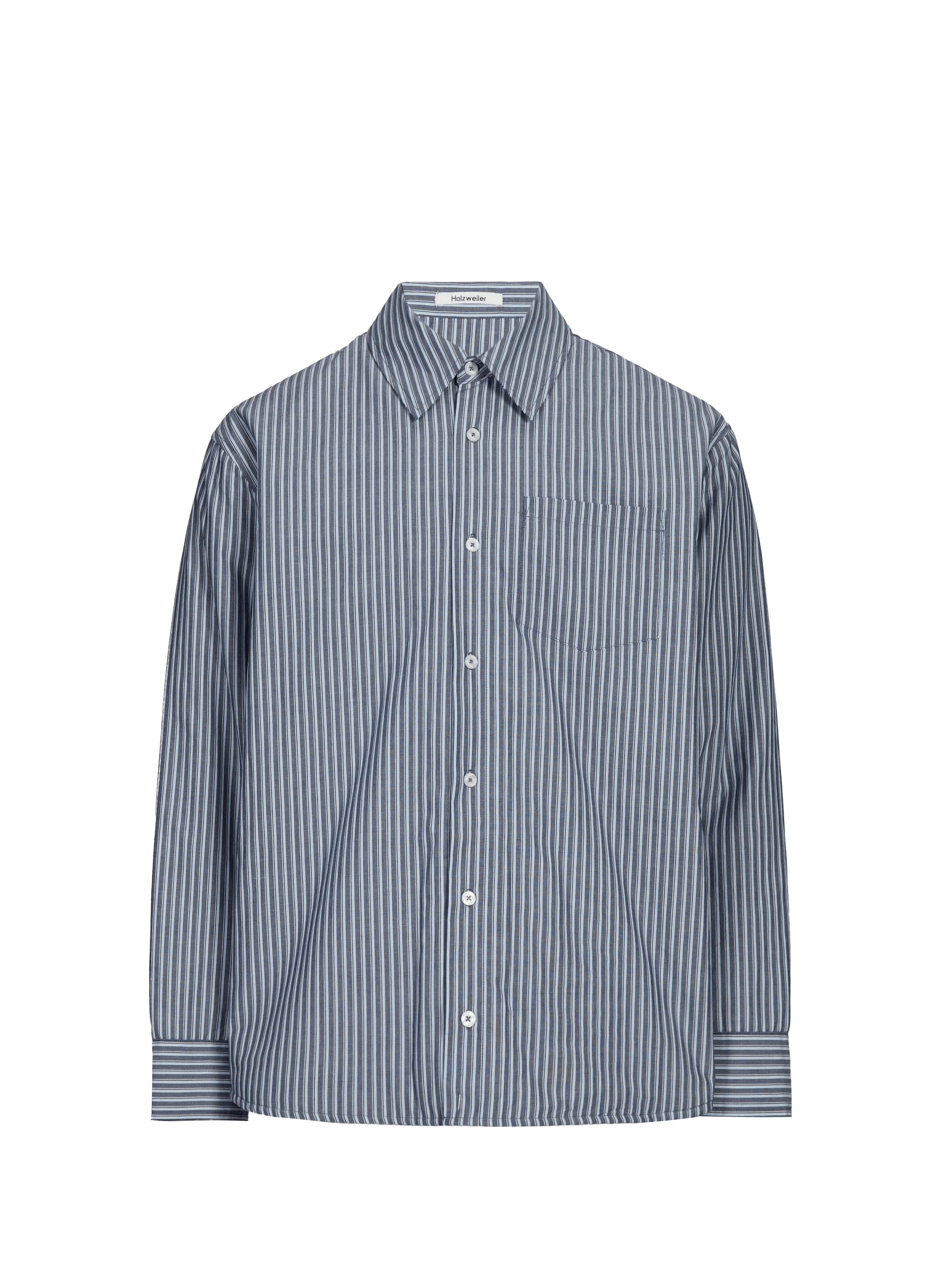 HOLZWEILER Chemise matelassée en coton  Bleu