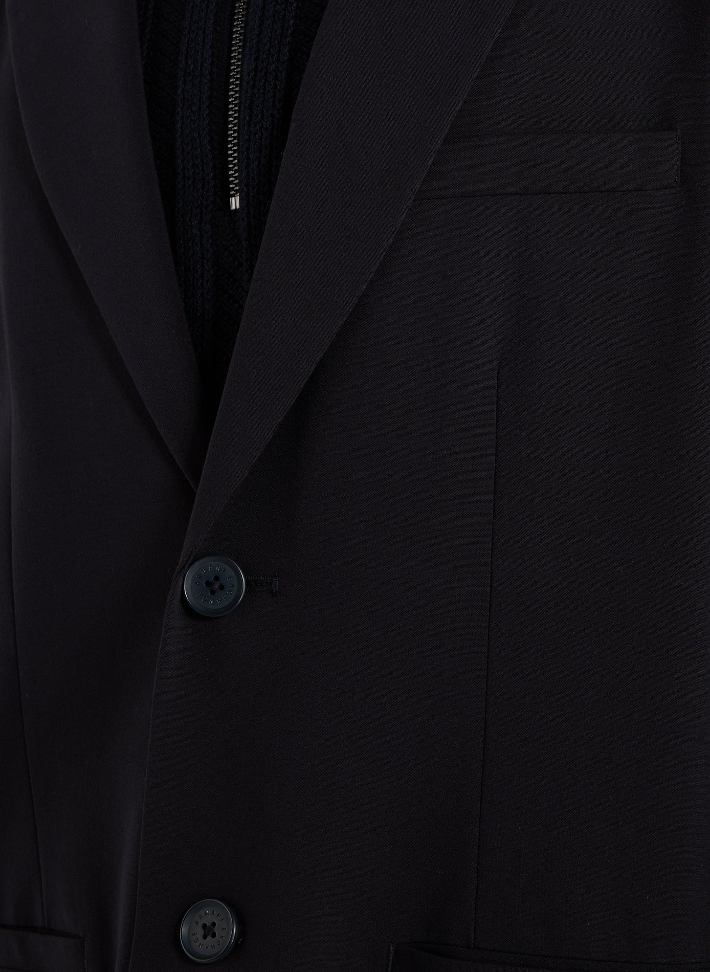 Veste de tailleur droite ARMANI EXCHANGE Bleu