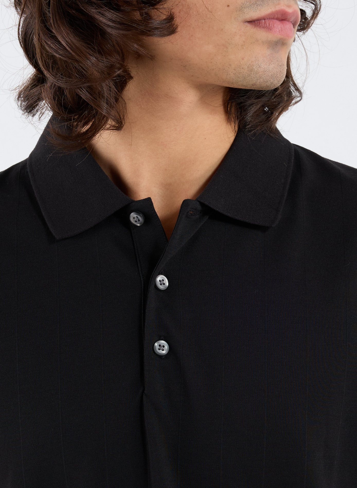 Polo à manches courtes CALVIN KLEIN Noir