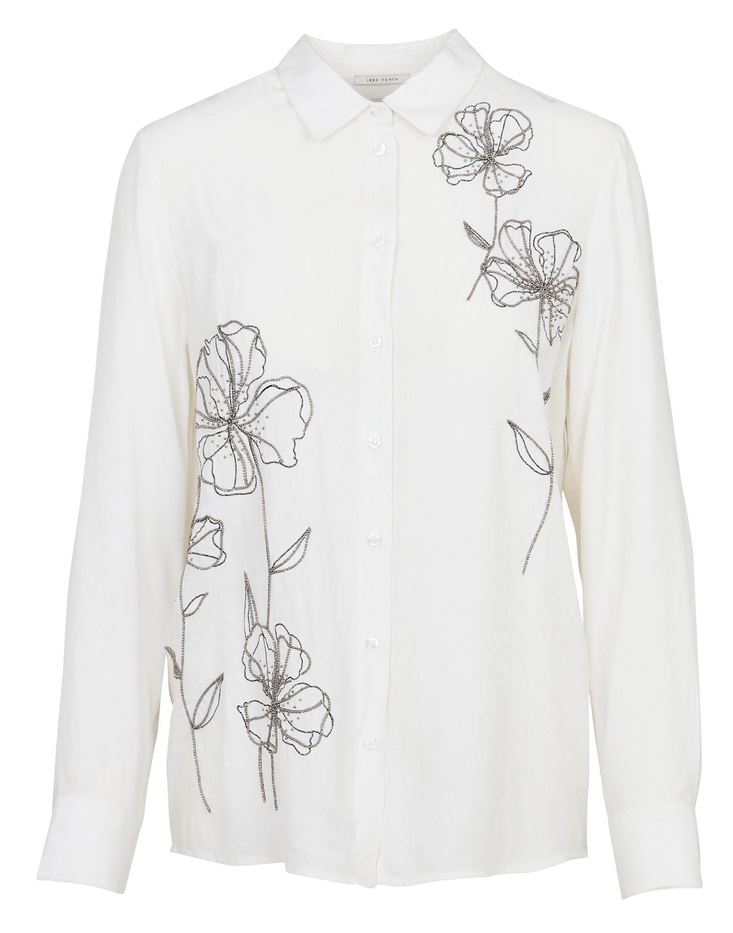 Chemise droite col classique IKKS Blanc