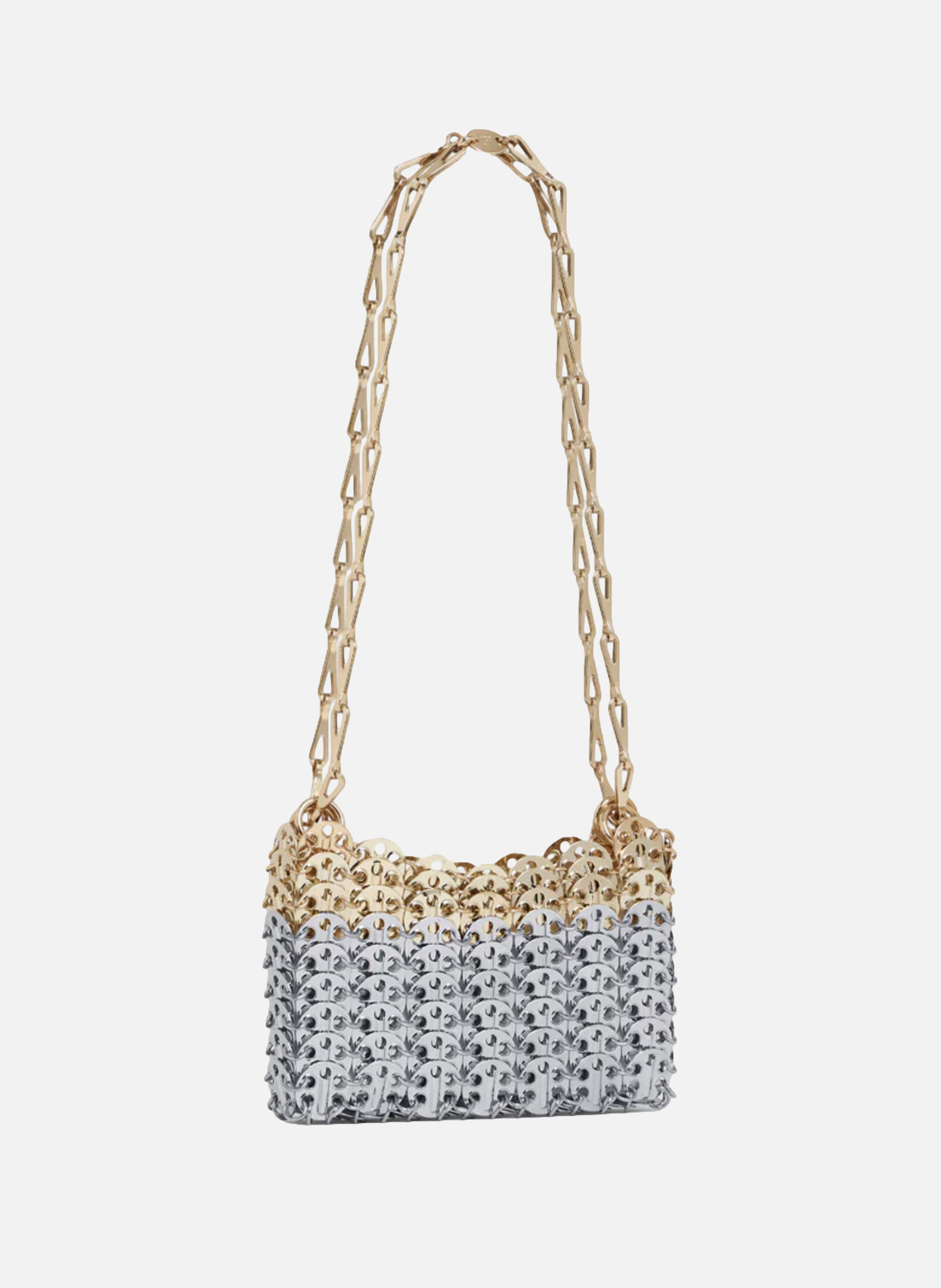 Sac 1969 nano skyline RABANNE Argent