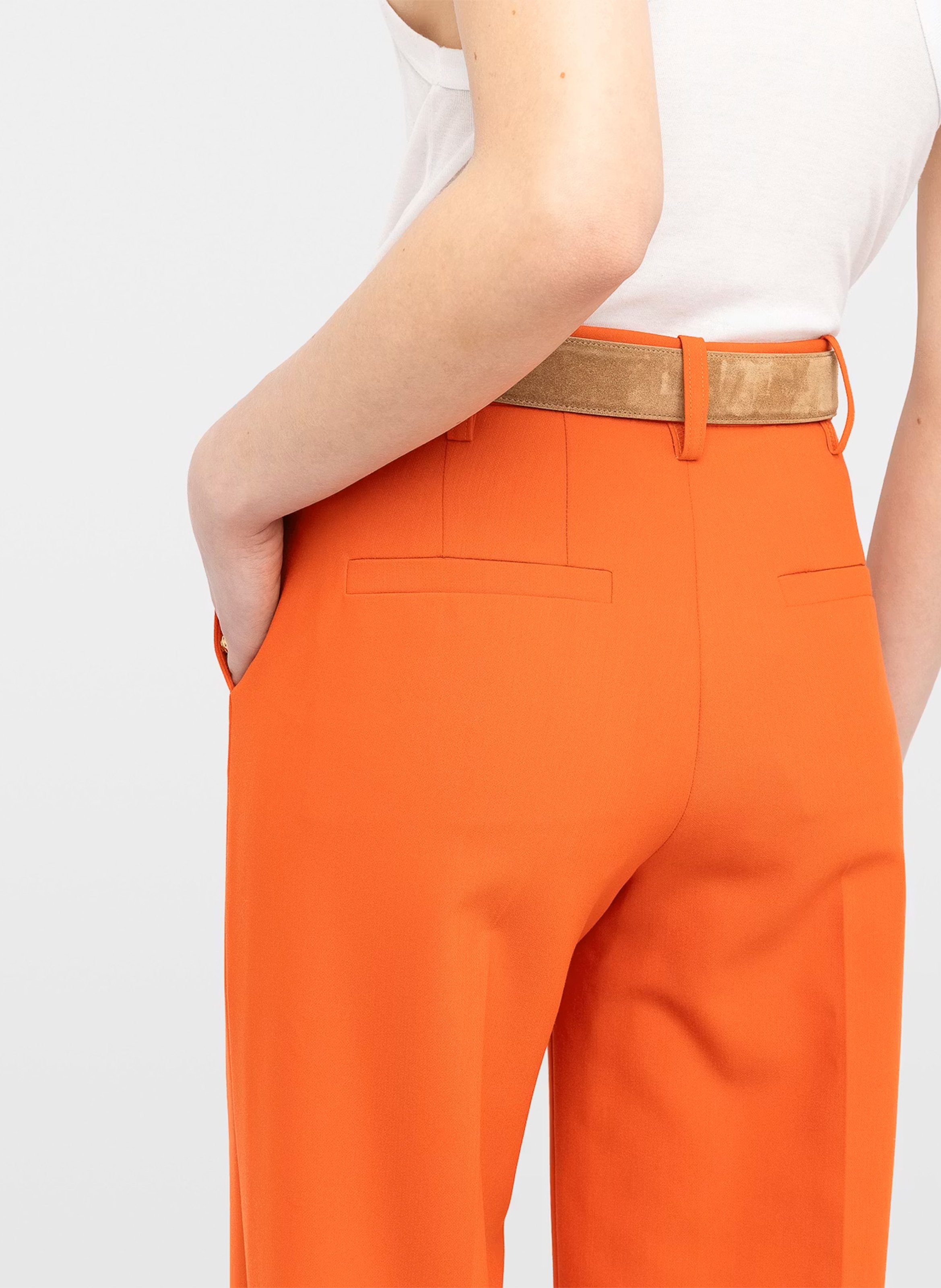 Pantalon droit taille haute panol ZADIG&VOLTAIRE Orange