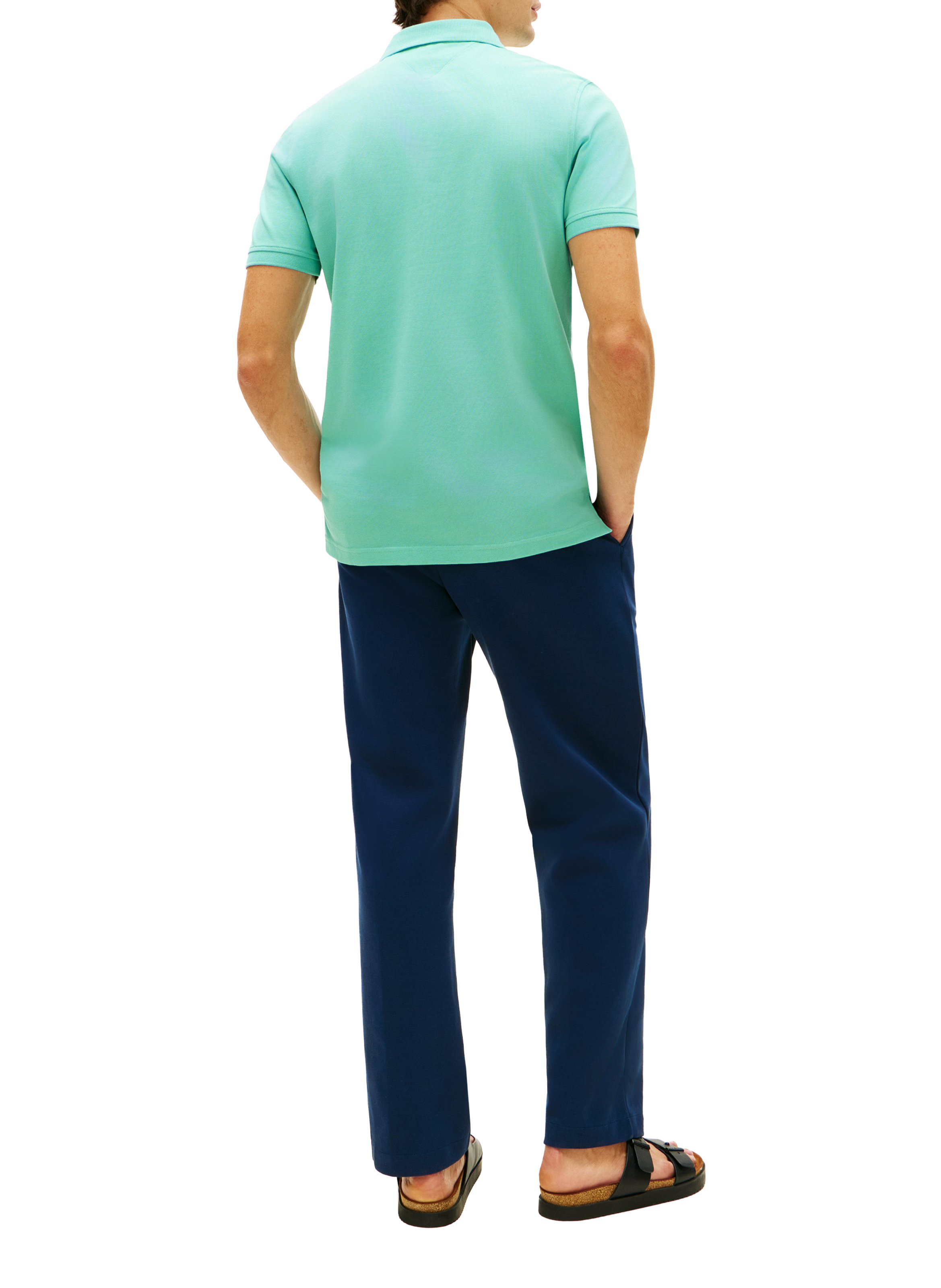 Polo en coton organique TOMMY HILFIGER Bleu