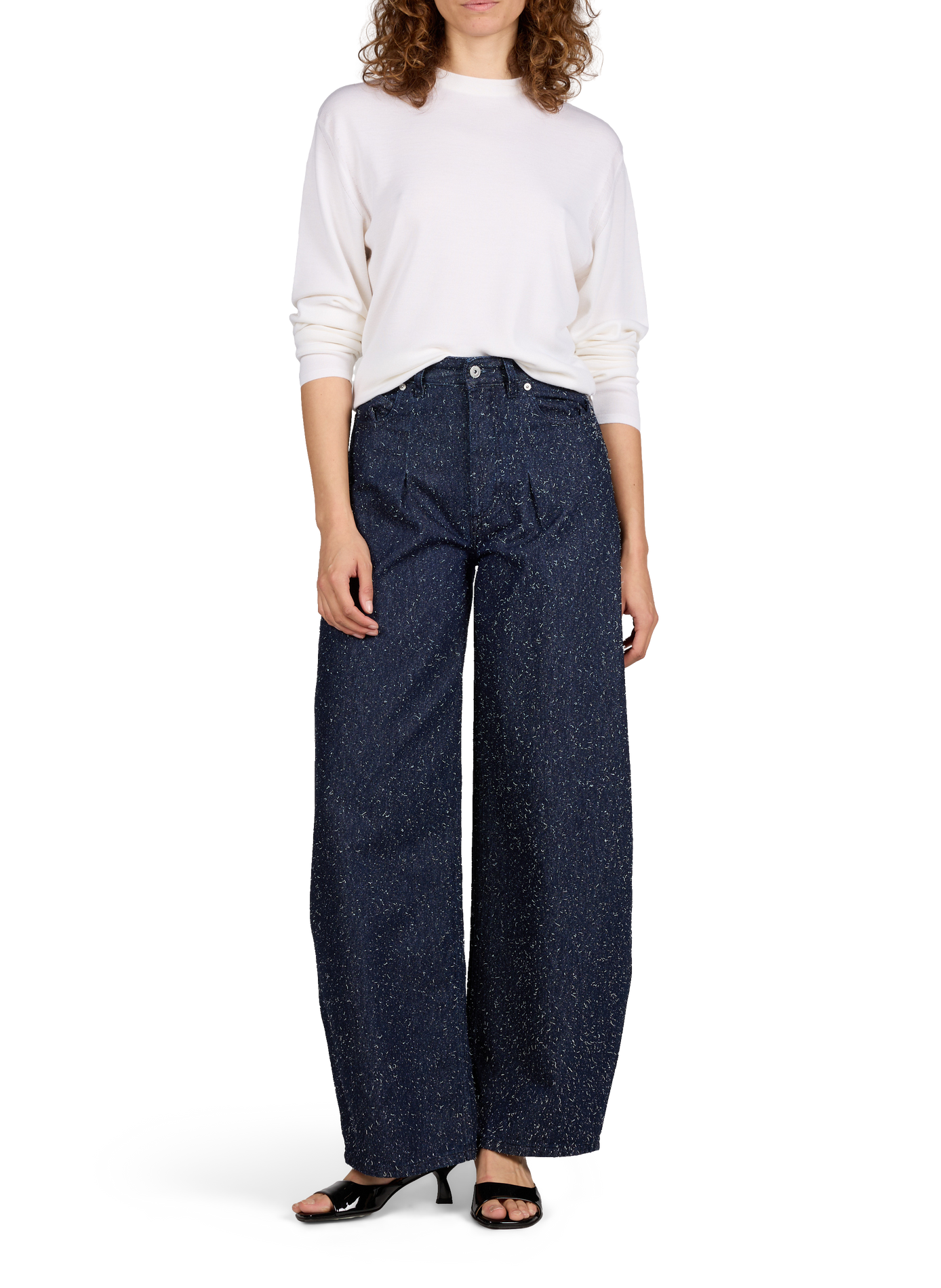 The Rosemary Knit in virgin wool and silk JACQUEMUS White