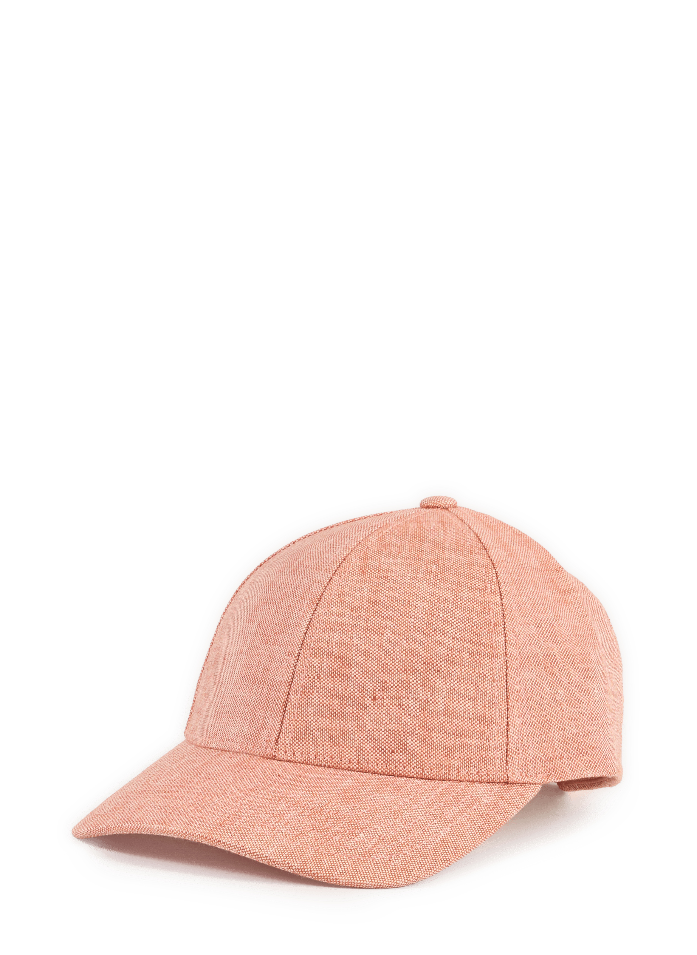 Linen baseball cap VARSITY Orange