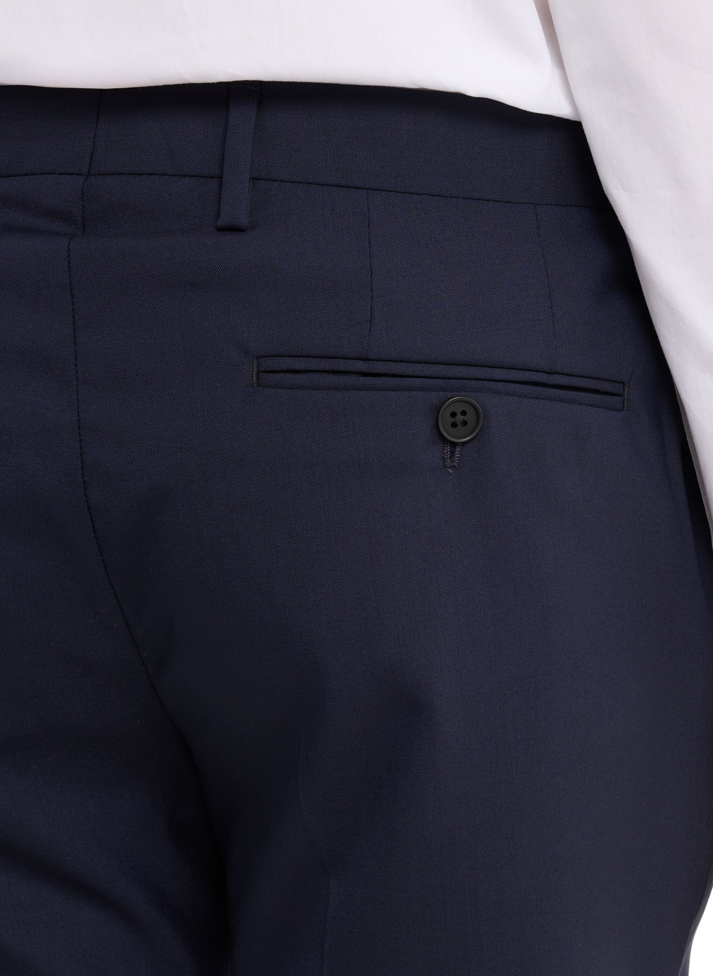 Pantalon slim Caph en laine SAISON 1865 Blue