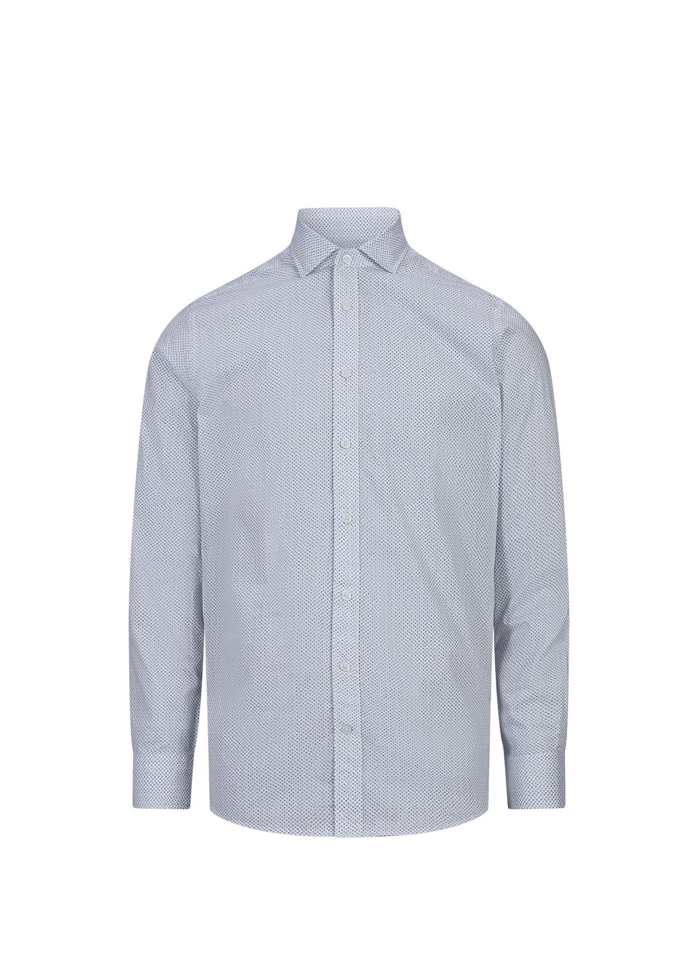Patterned cotton shirt  HACKETT Blue