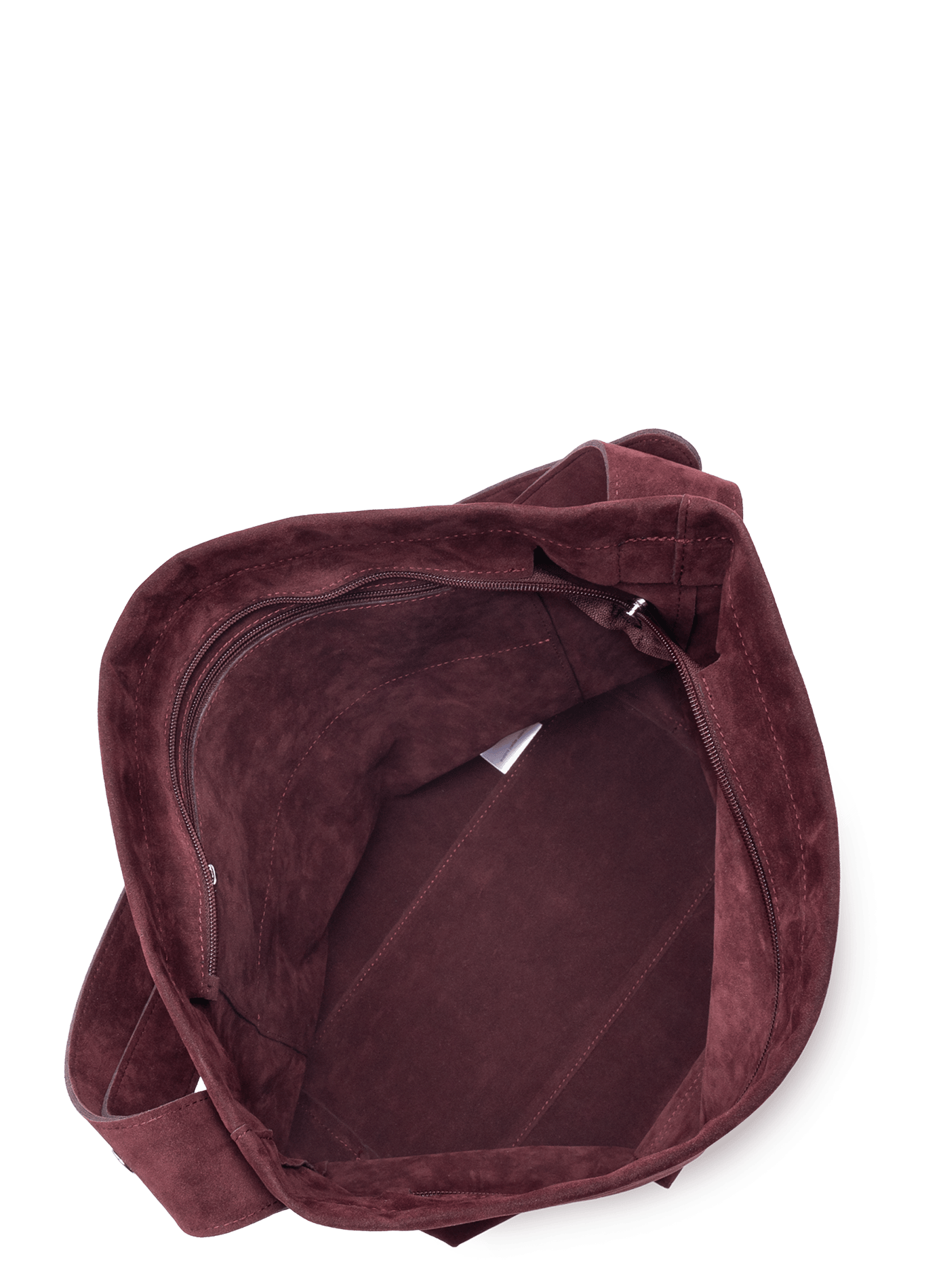 Sac seau - suédine kba LANCASTER Rouge
