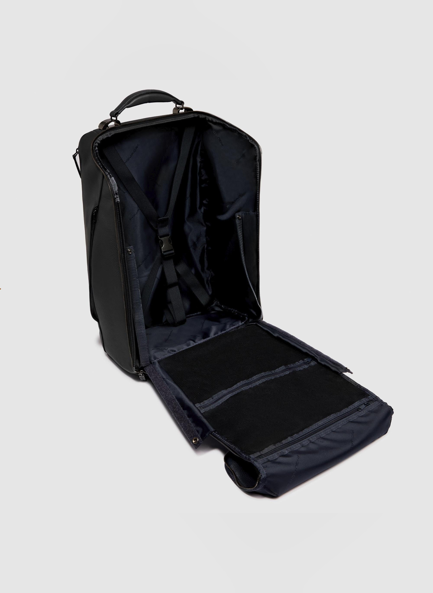 Sac de voyage adaptable a sac à dos PIQUADRO Noir