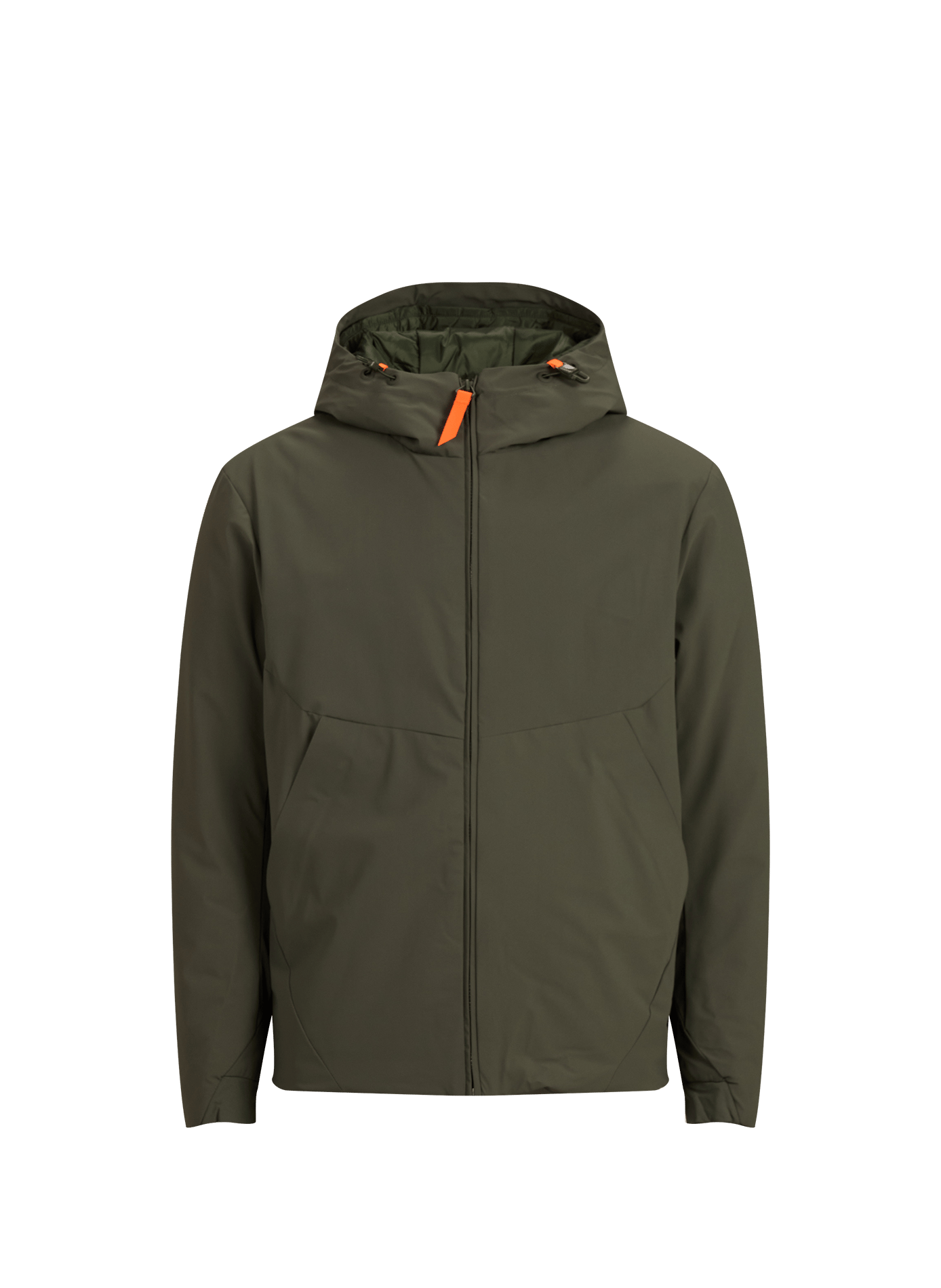 Jacke mit Stehkragen und Kapuze GERTRUDE Grun