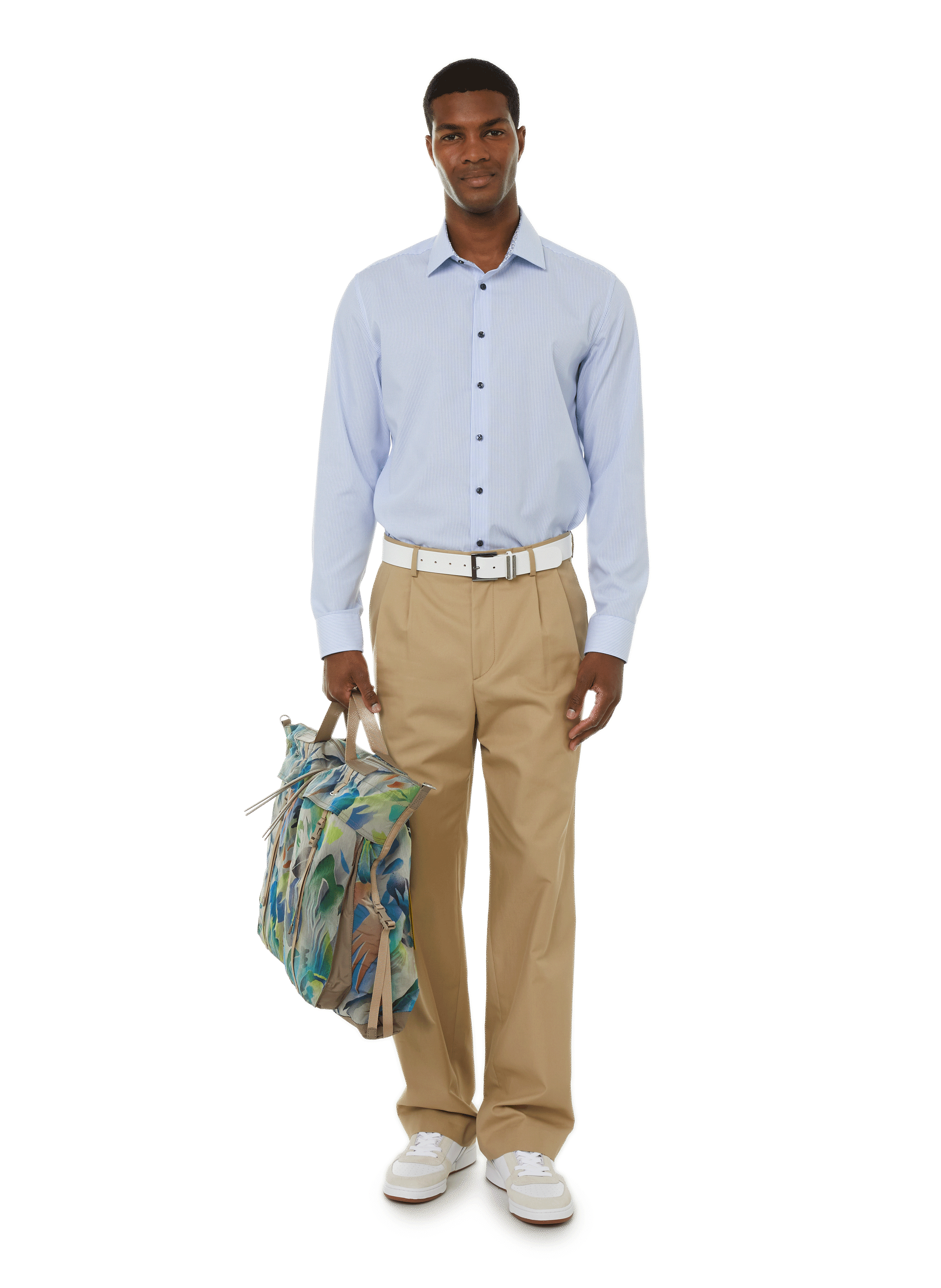 Straight cotton trousers SAISON 1865 Beige