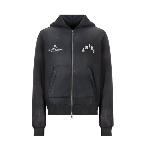 Hoodie zippé en coton