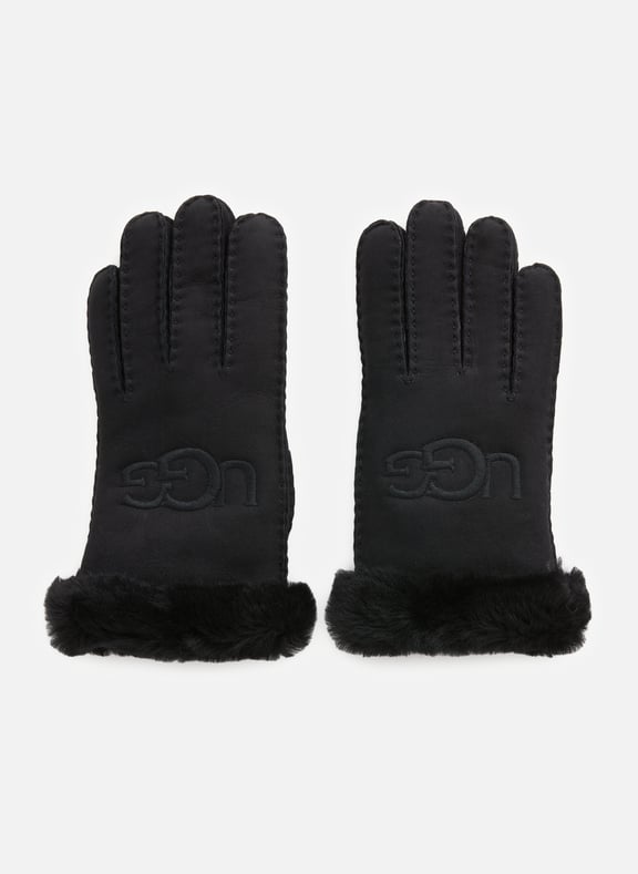 Gants en cuir Noir