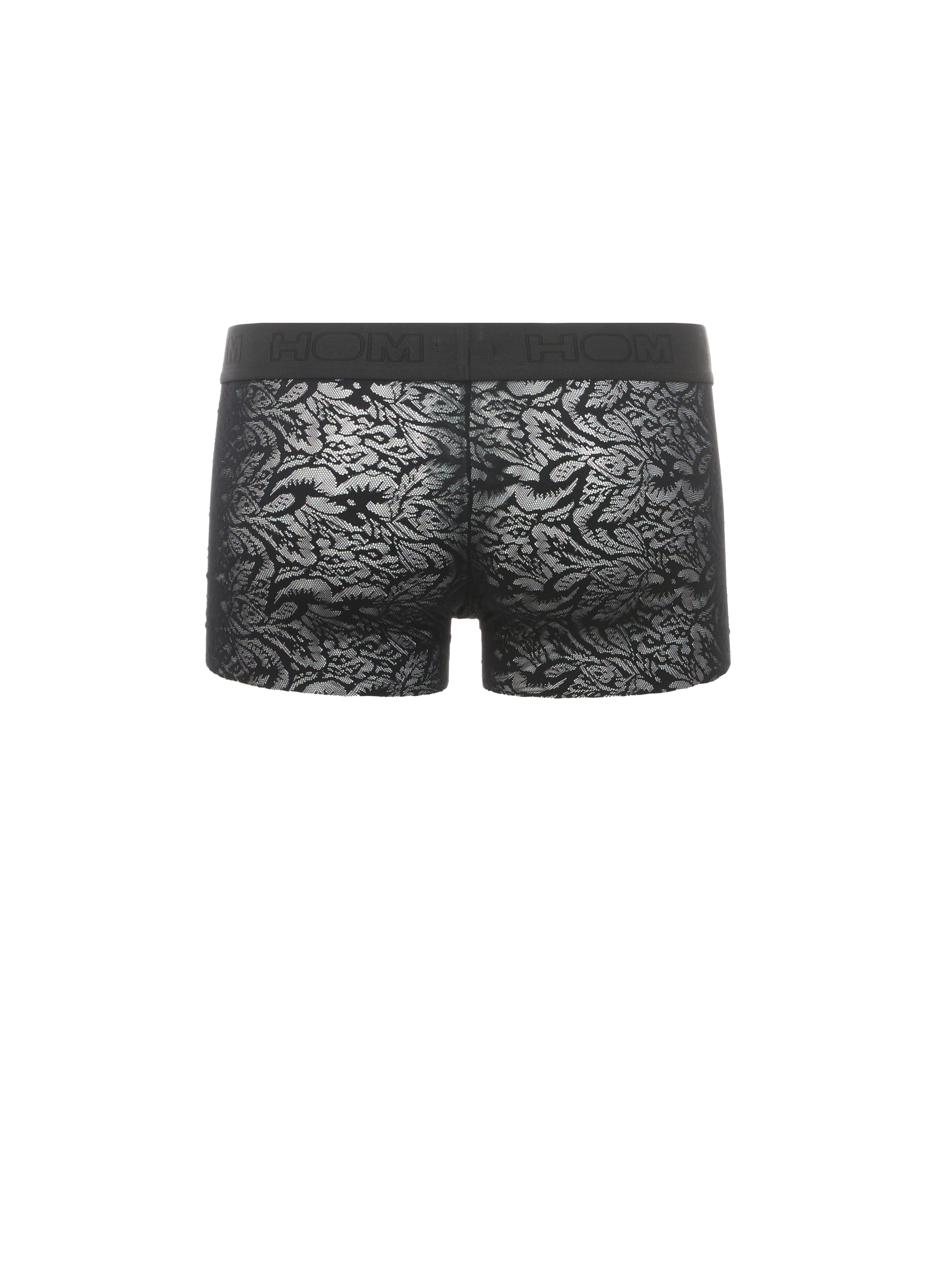 Boxer en dentelle HOM Noir