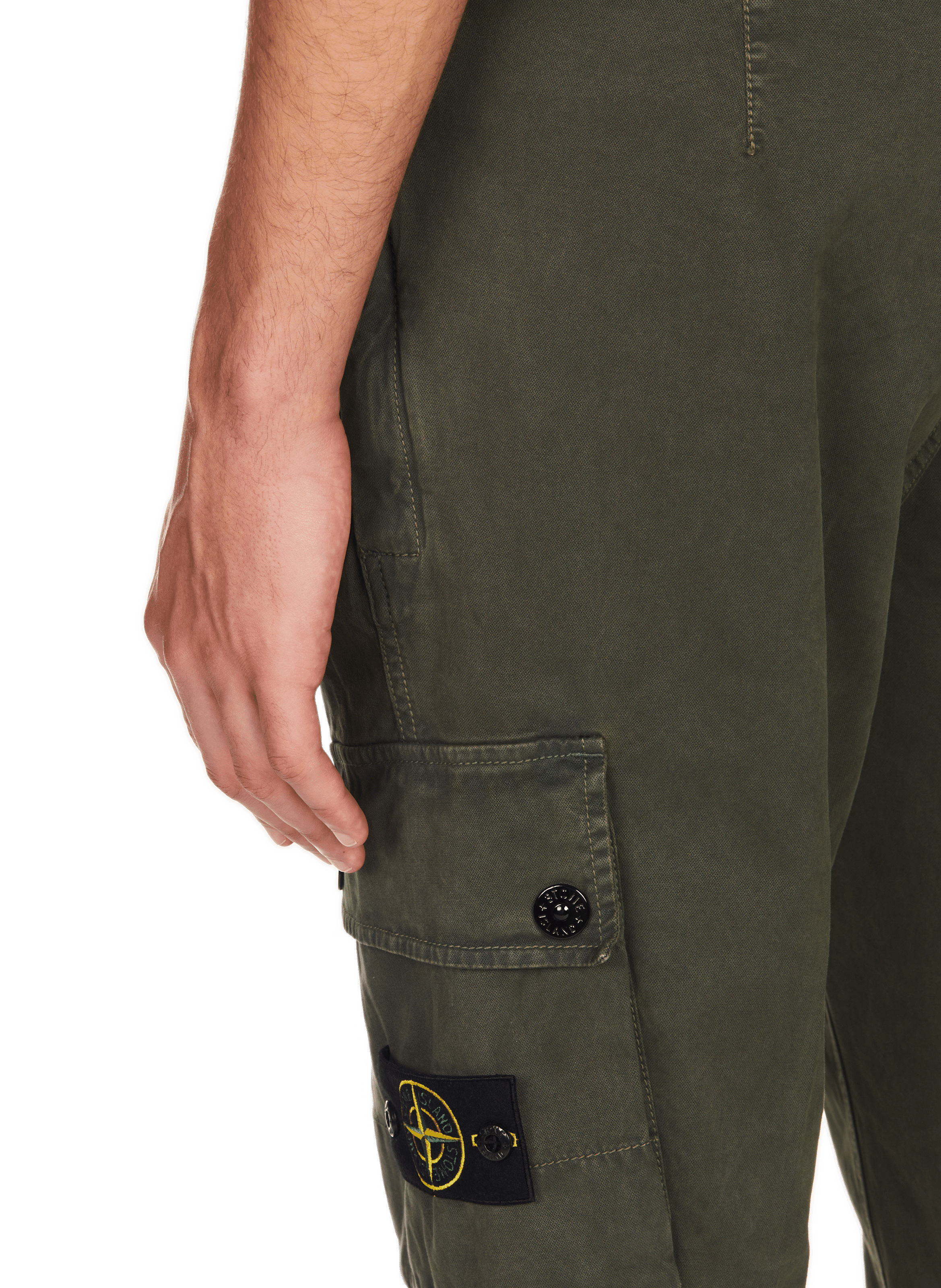 Cotton Cargo Pants STONE ISLAND Green