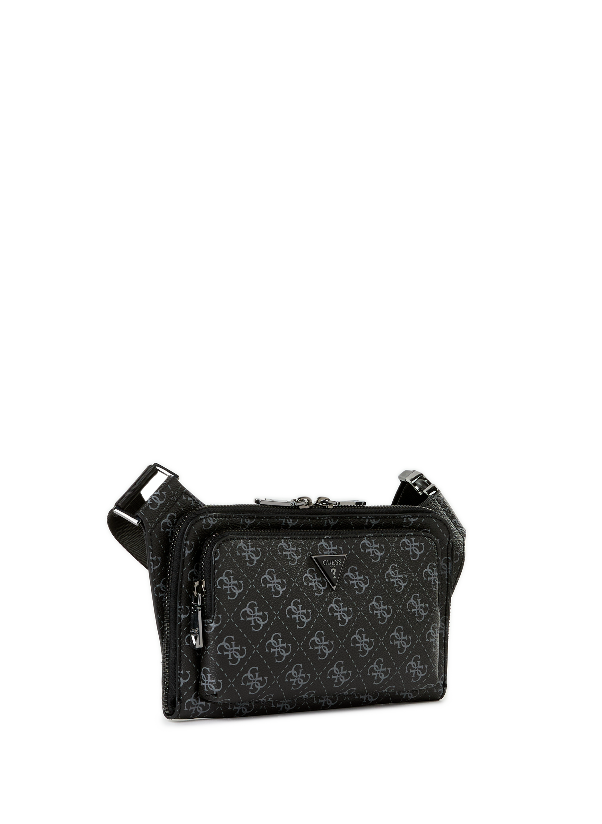 Monogram Print Bum Bag GUESS Black