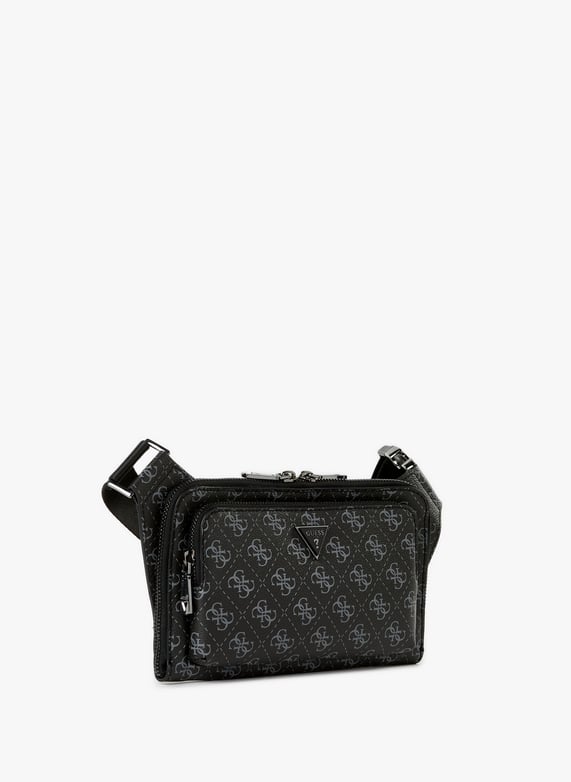 Sac banane imprimé monogramme | Noir by GUESS Sac banane imprimé monogramme Noir