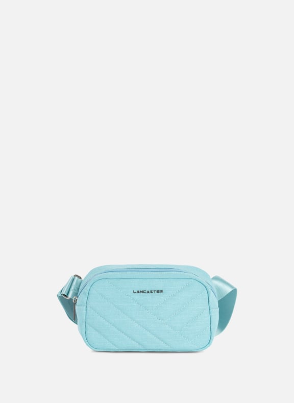 Sac banane - canvas matelassé Bleu by LANCASTER LANCASTER Sac banane - canvas matelassé Bleu