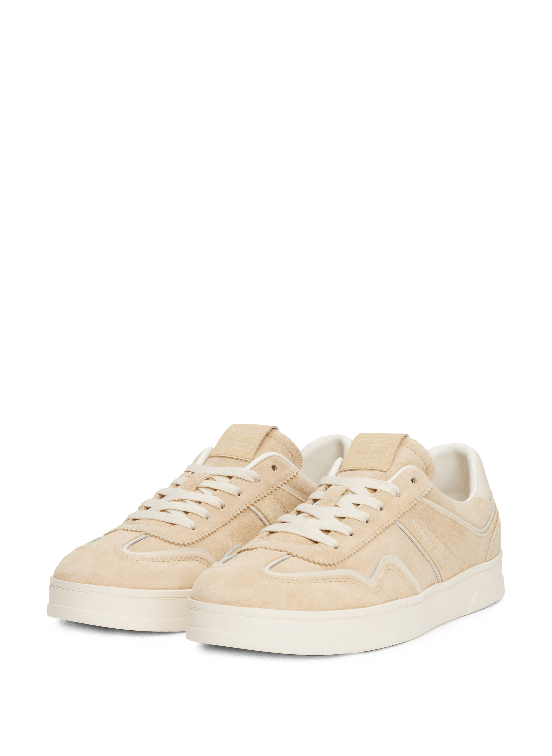 Baskets en cuir The greenwich TOMMY HILFIGER Beige