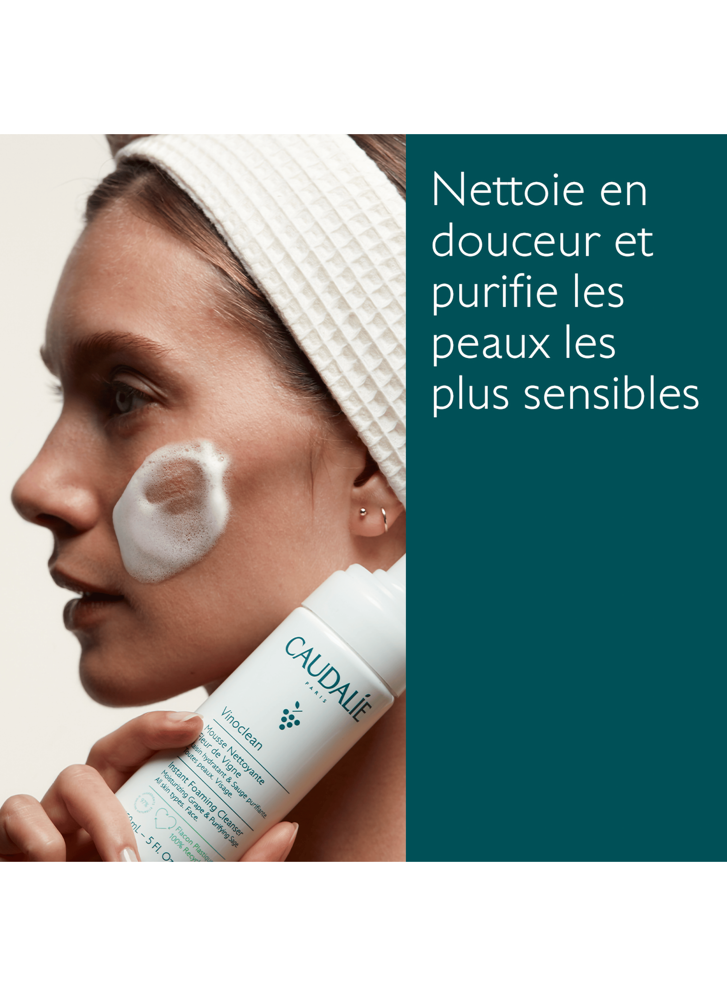 Vinoclean Cleansing Foam Grape Blossom CAUDALIE No color