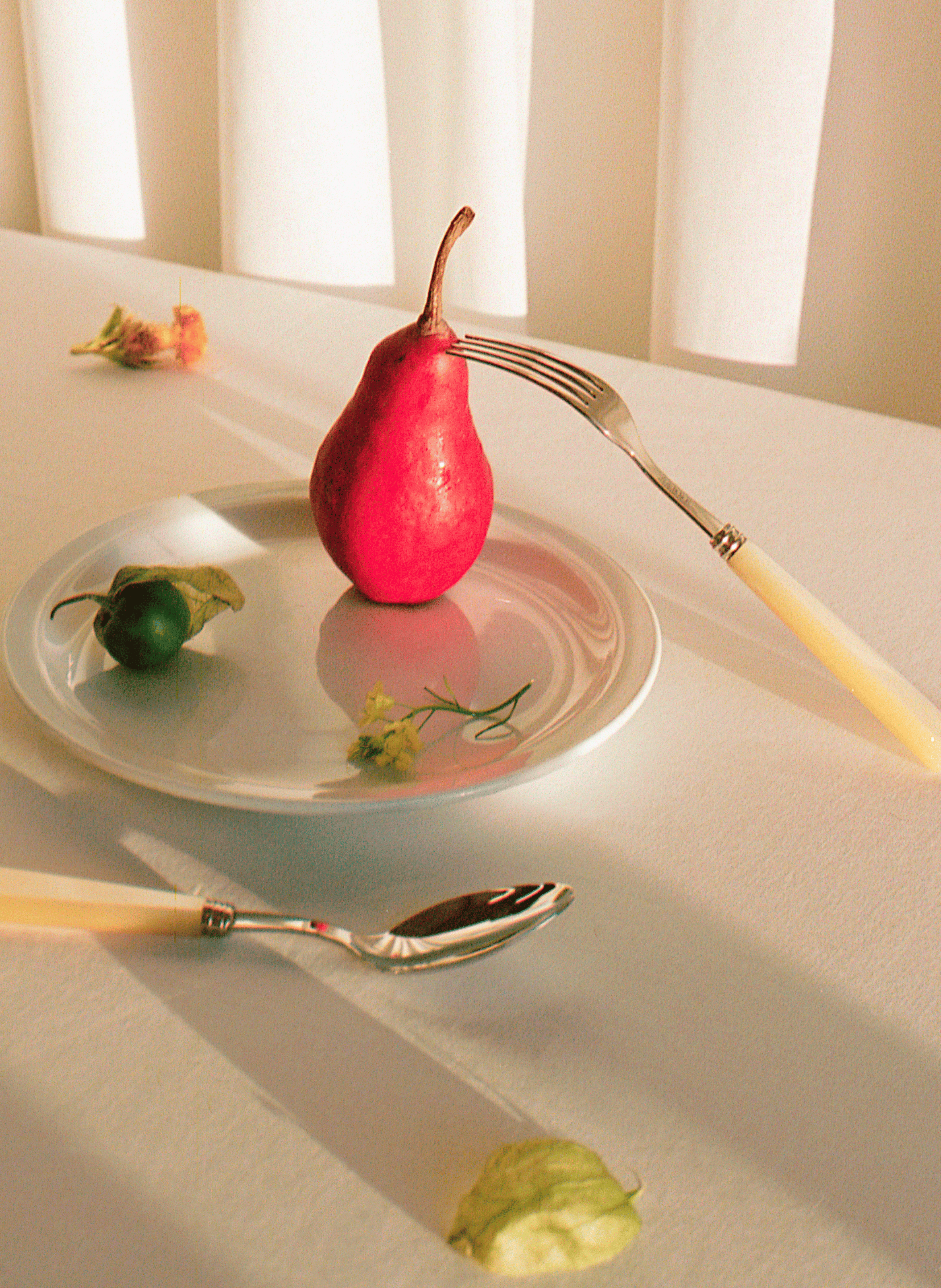 Fourchette de table, icône SABRE PARIS Beige